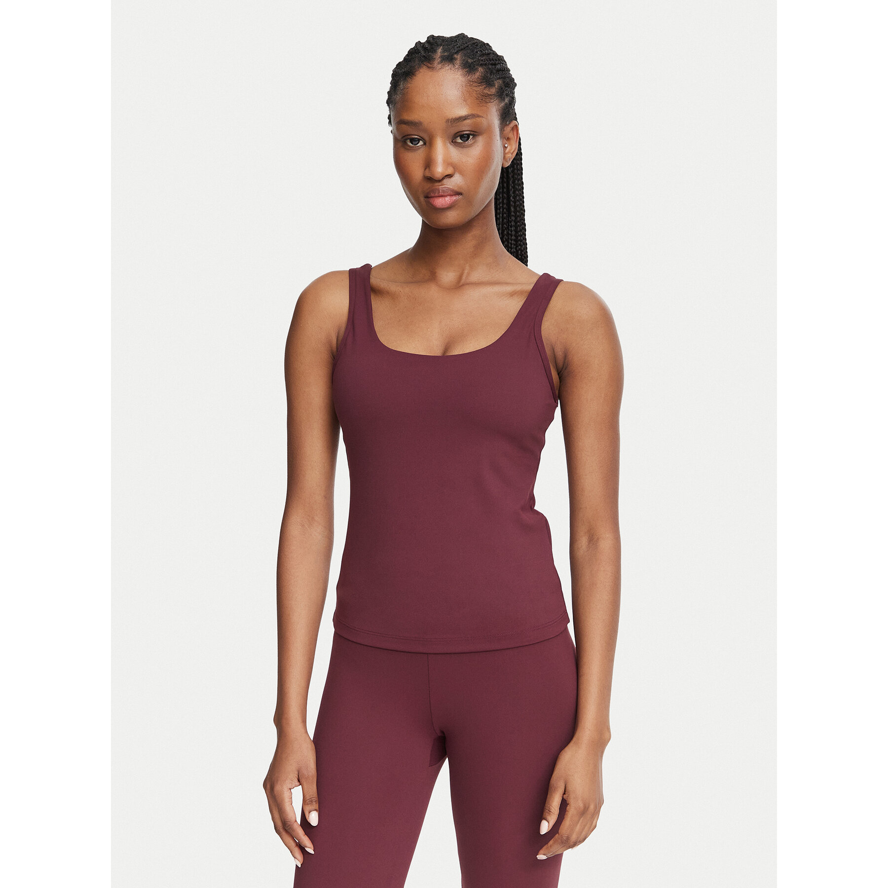 Guess Top V6BP09 K6727 Dunkelrot Slim Fit