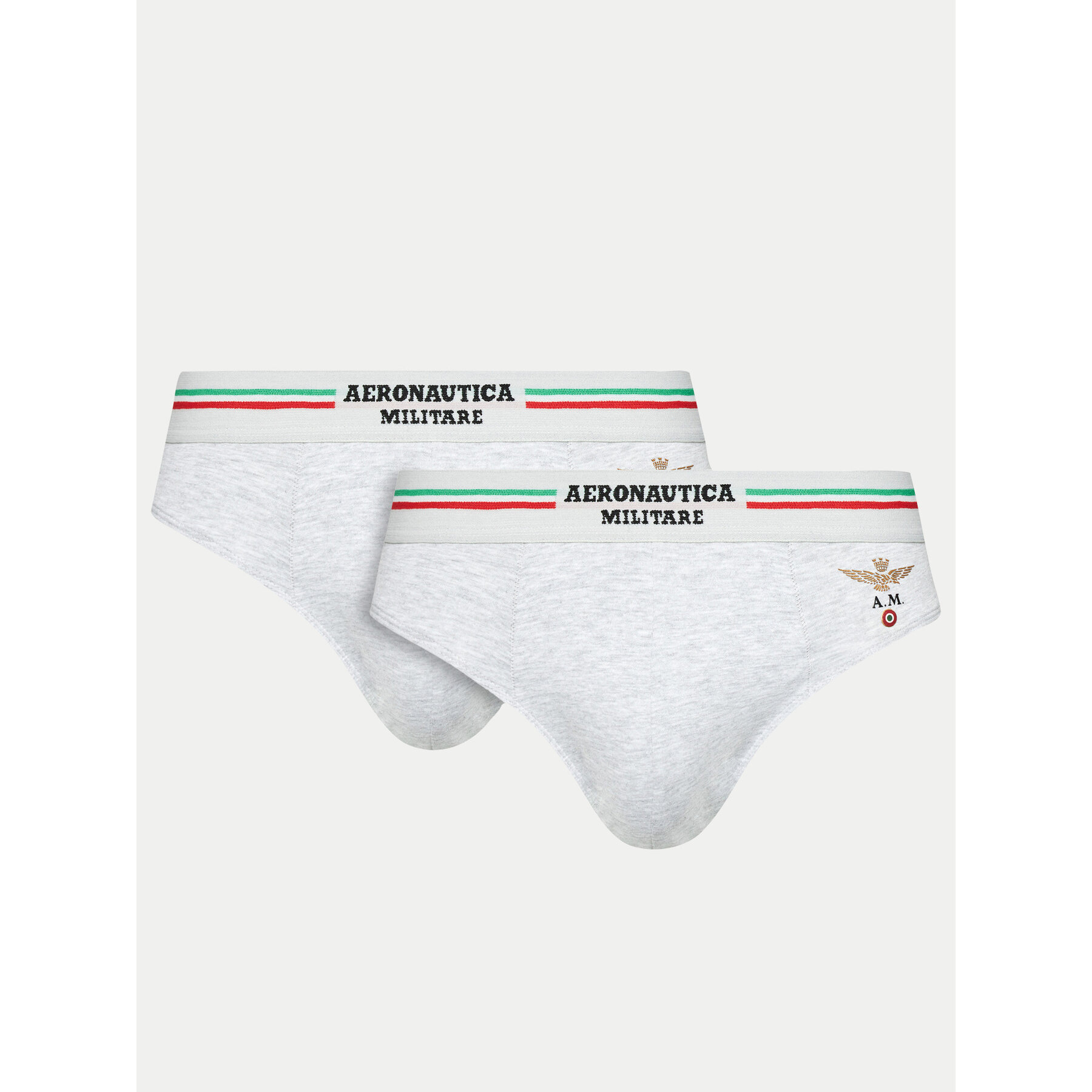Aeronautica Militare Aeronautica Militare Σετ σλιπ 2 τμχ. AM1USL001 Γκρι