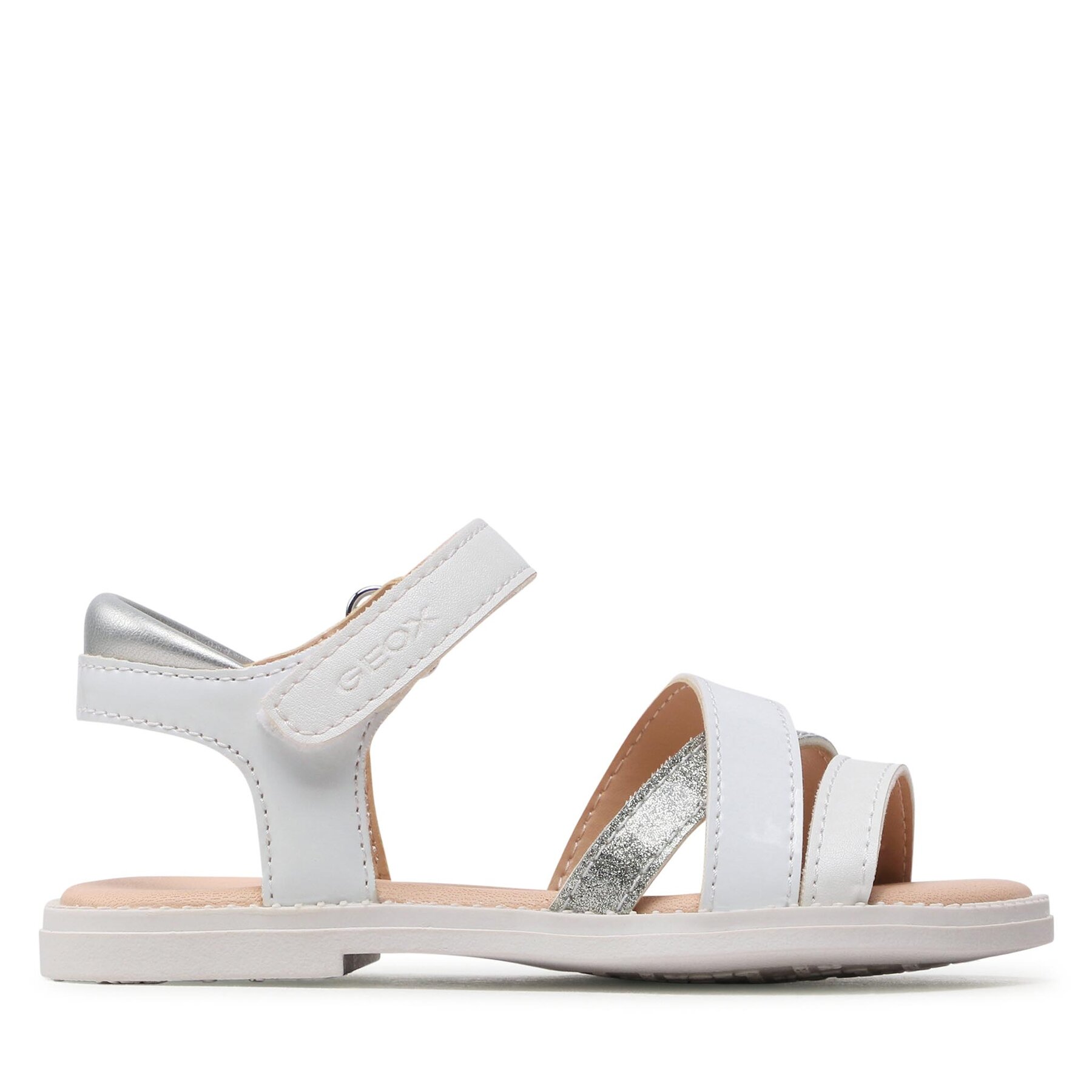 Geox Σανδάλια Geox J Sandal Karly Girl J5235D00254C1000 M Λευκό