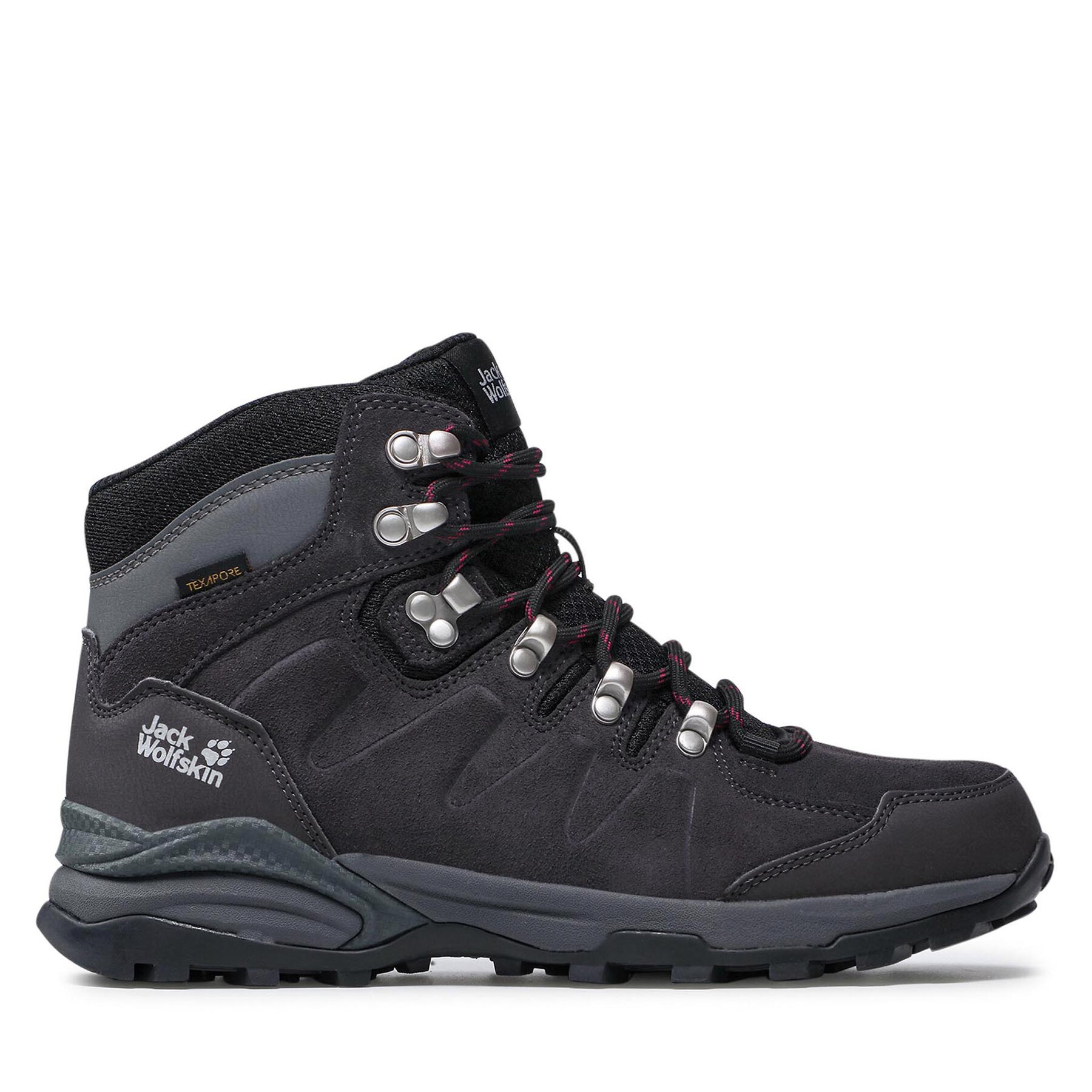 Damen Trekkingschuhe Jack Wolfskin, Schuhgröße 37, Grau, Refugio Texapore Mid W 4050871