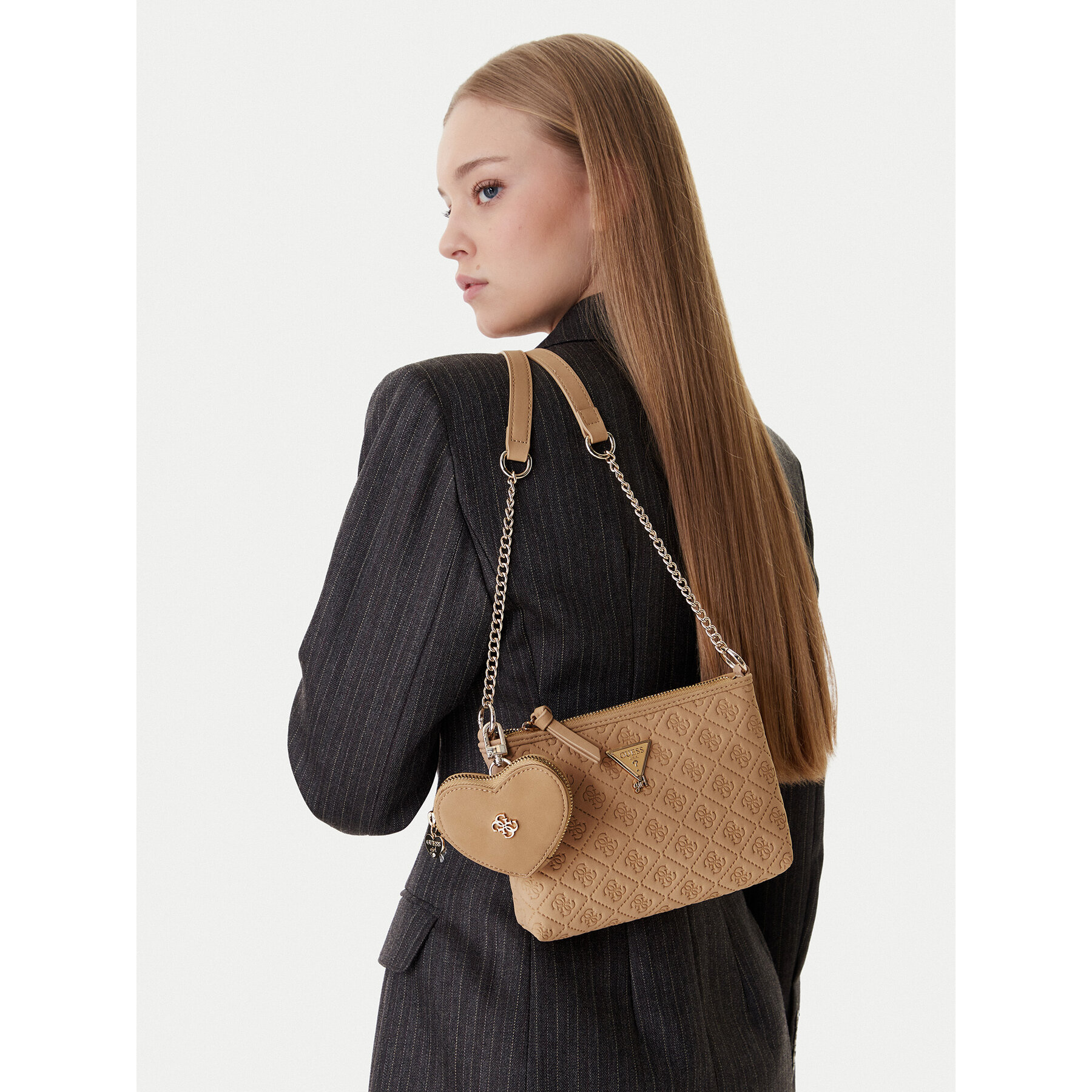 Geantă Guess J6GZ36 WR200 Bej