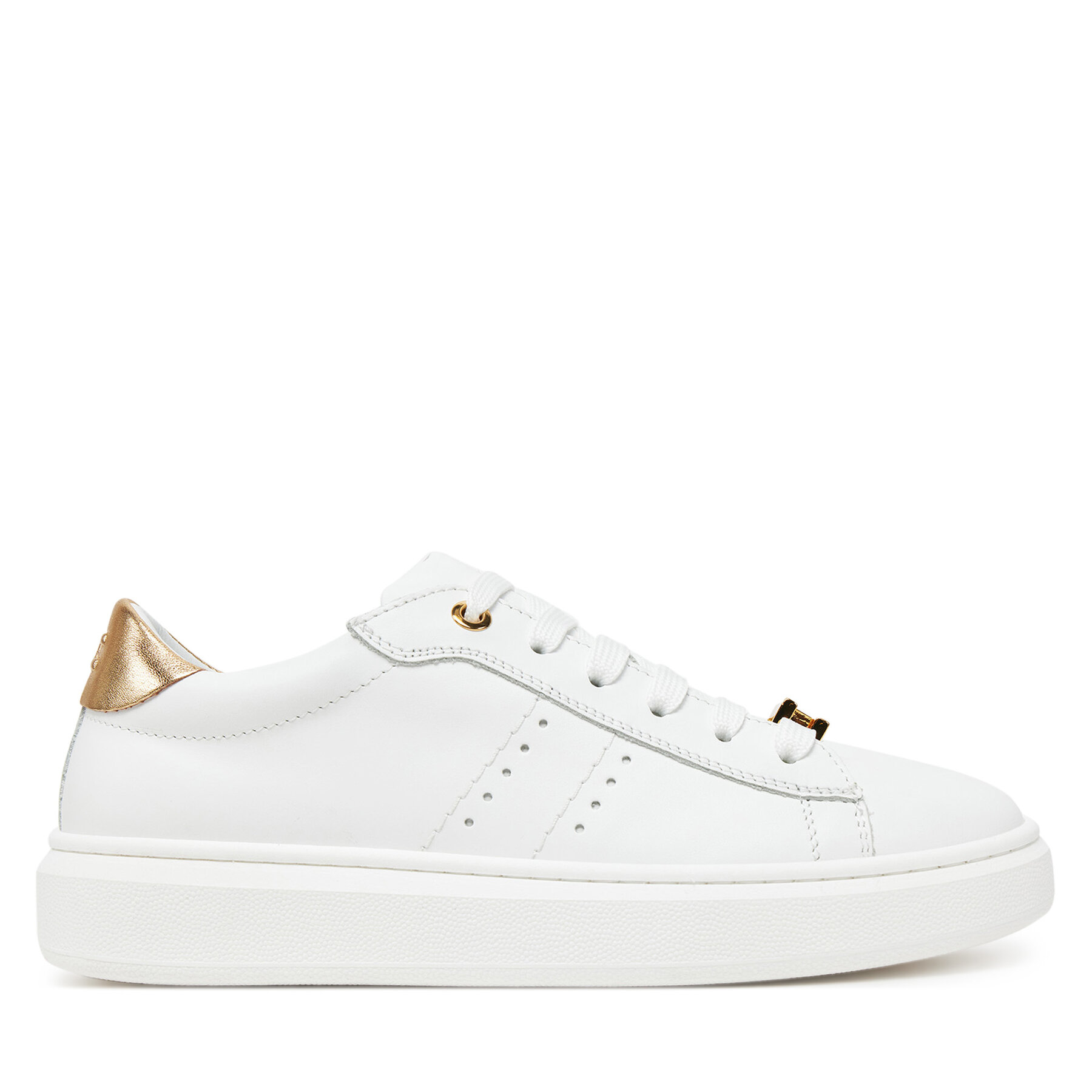 Dámske Sneakersy Elisabetta Franchi, Rozmer: 36, Biela, F4-A9E-0034 S