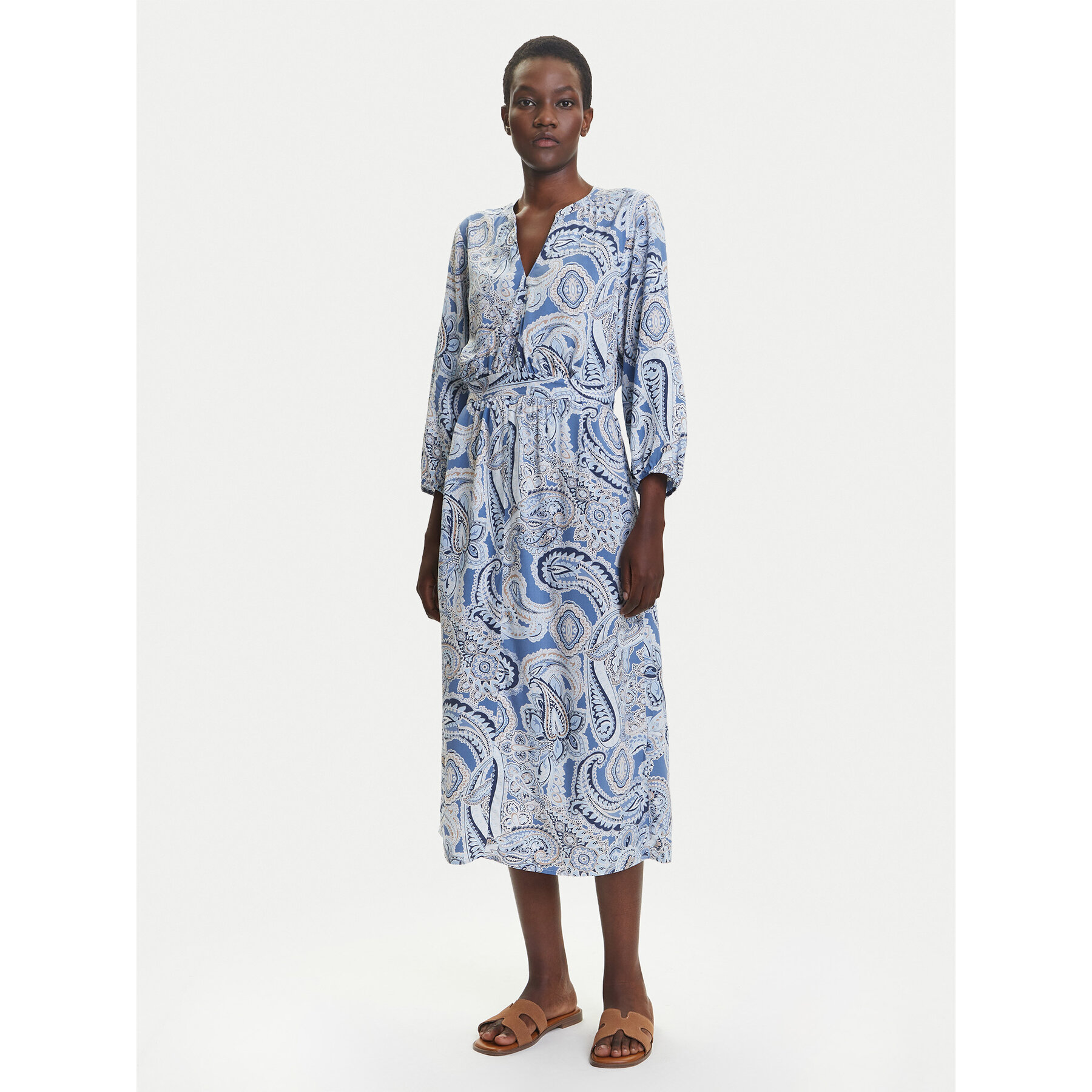 Olsen Hemdkleid 13002020 Blau Regular Fit