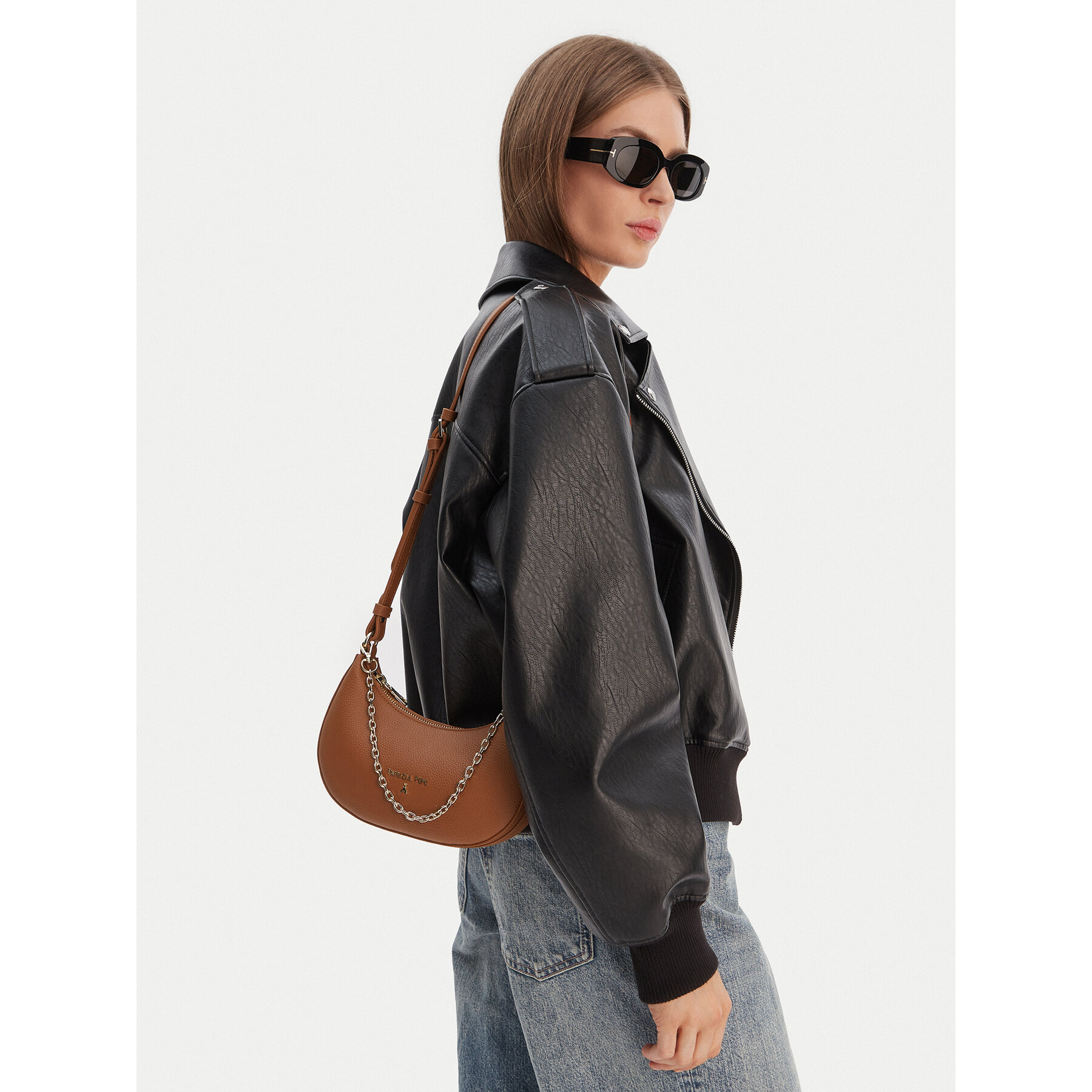 Geantă Patrizia Pepe 8B0309/L001-R877 Maro