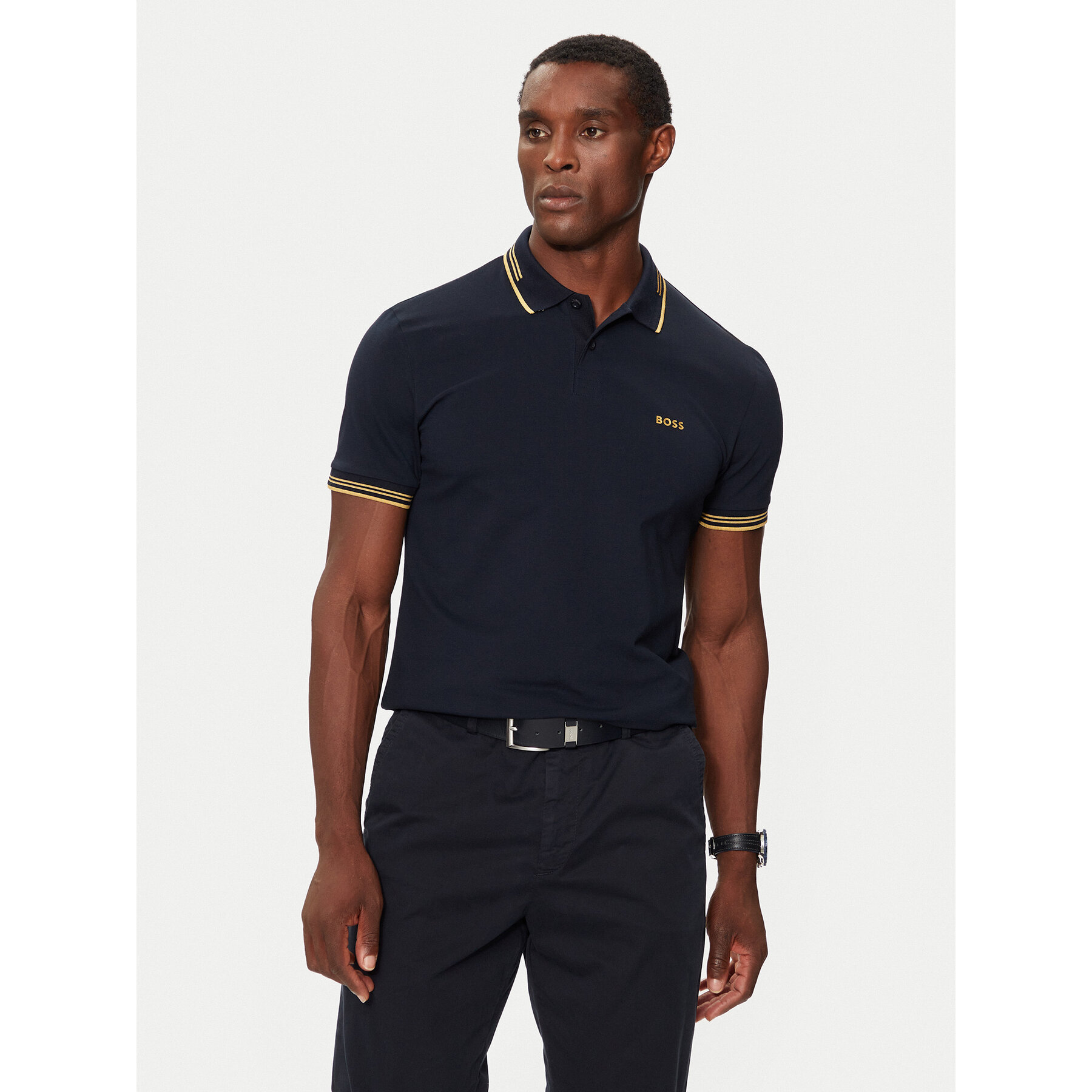 Boss Polo Paul 50506193 Tamnoplava Slim Fit