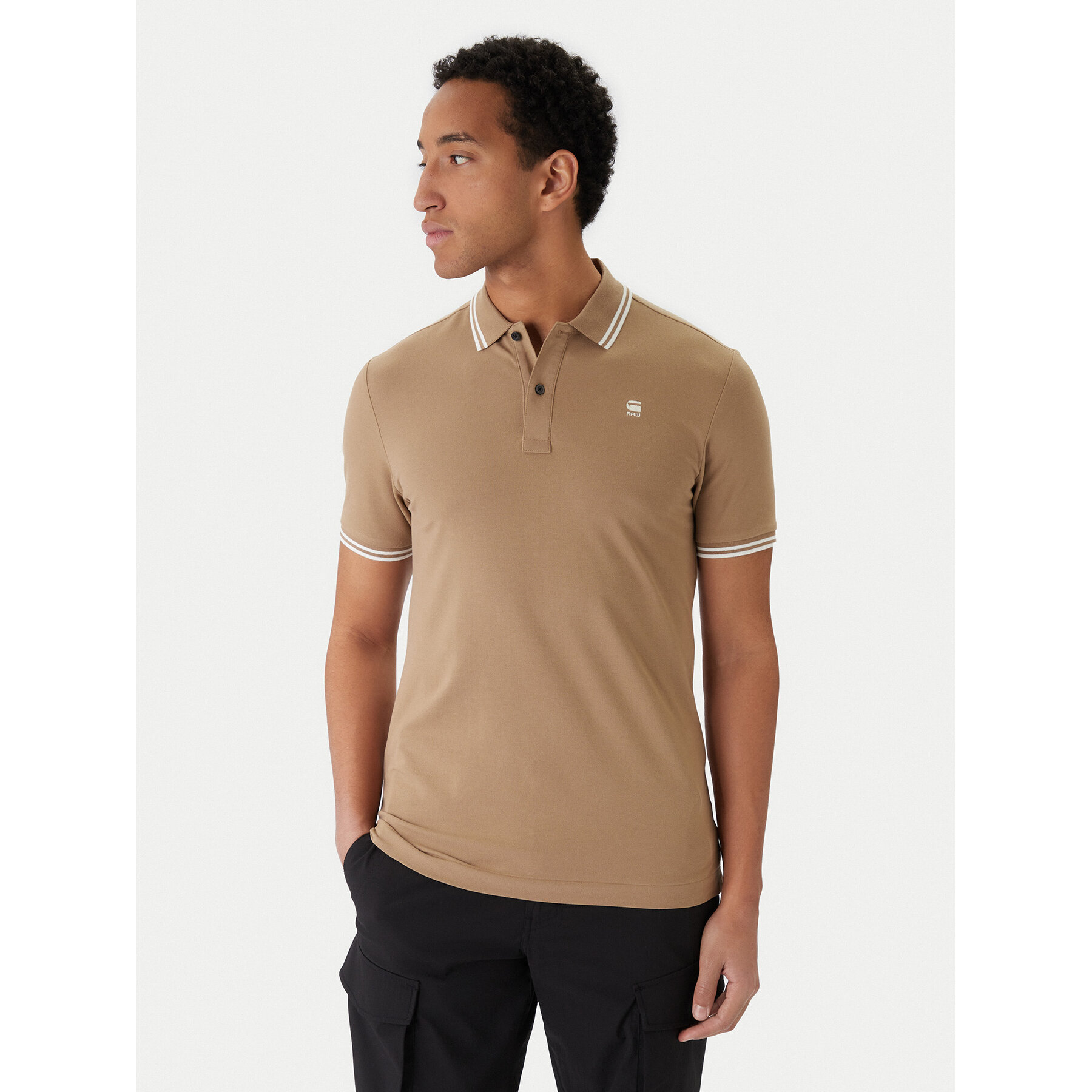 G-Star Raw Polo Dunda D17127-5864 Marrone Slim Fit