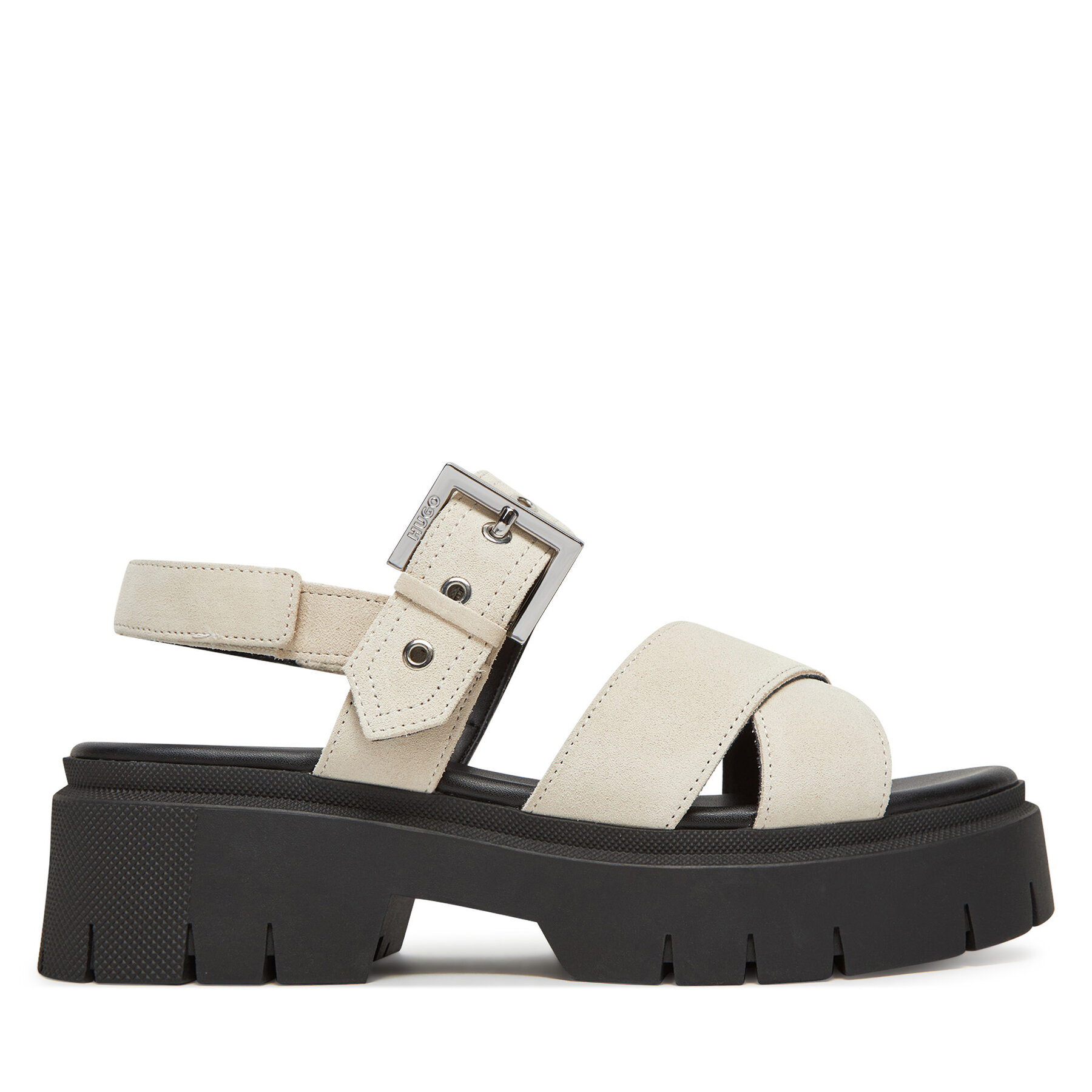 HUGO Sandalen Kris_Sandal_BKSD 50541753 Écru