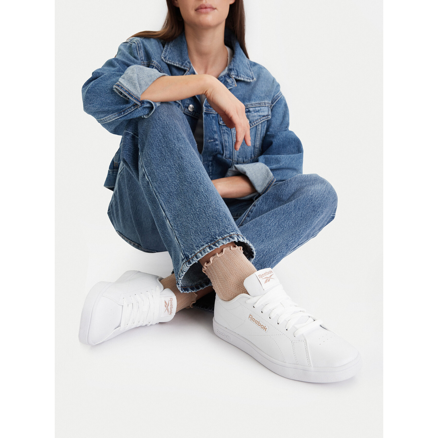Sneakers Reebok CEO-COURT CLEAN 100074383 Alb
