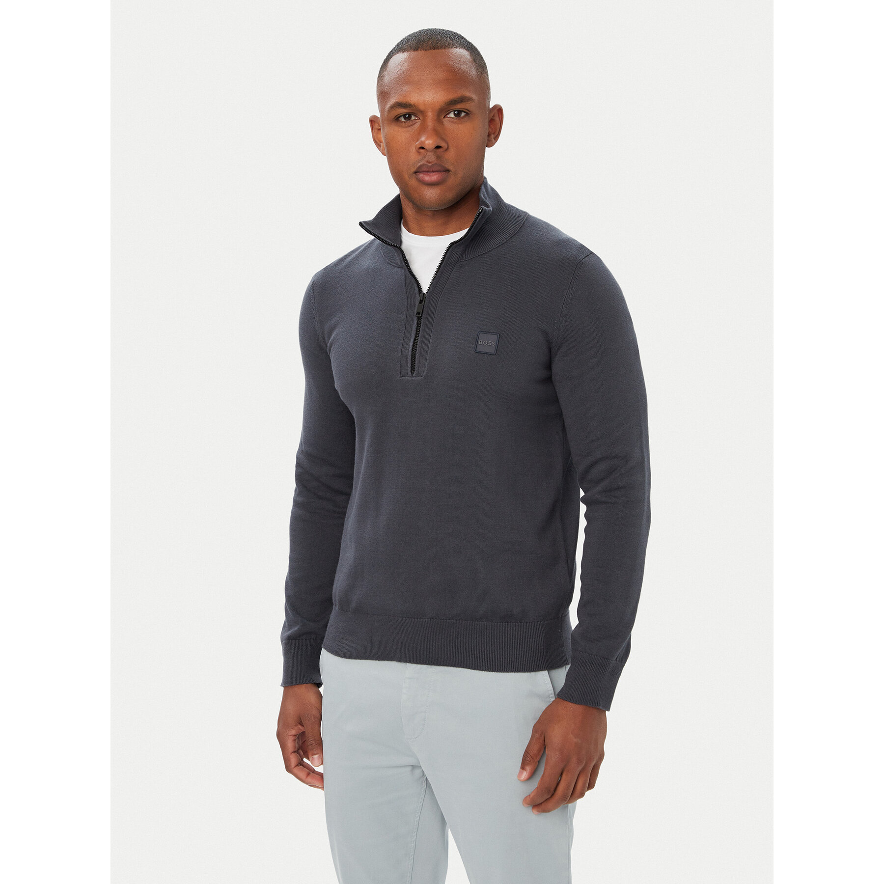BOSS Pullover Kanobix 50527585 Dunkelblau Regular Fit