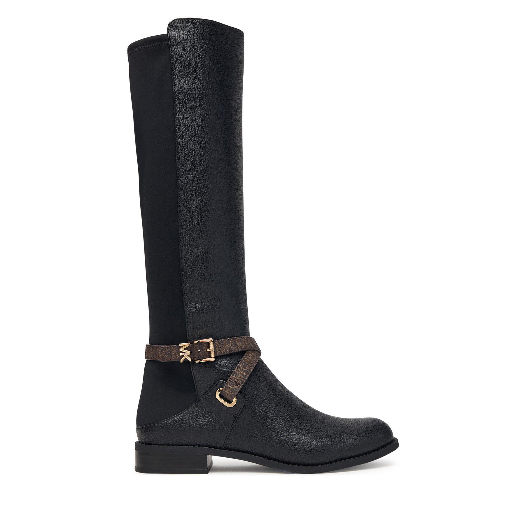 Офицерки MICHAEL Michael Kors Rachel Flat Boot 40F6RCFB6L Черен