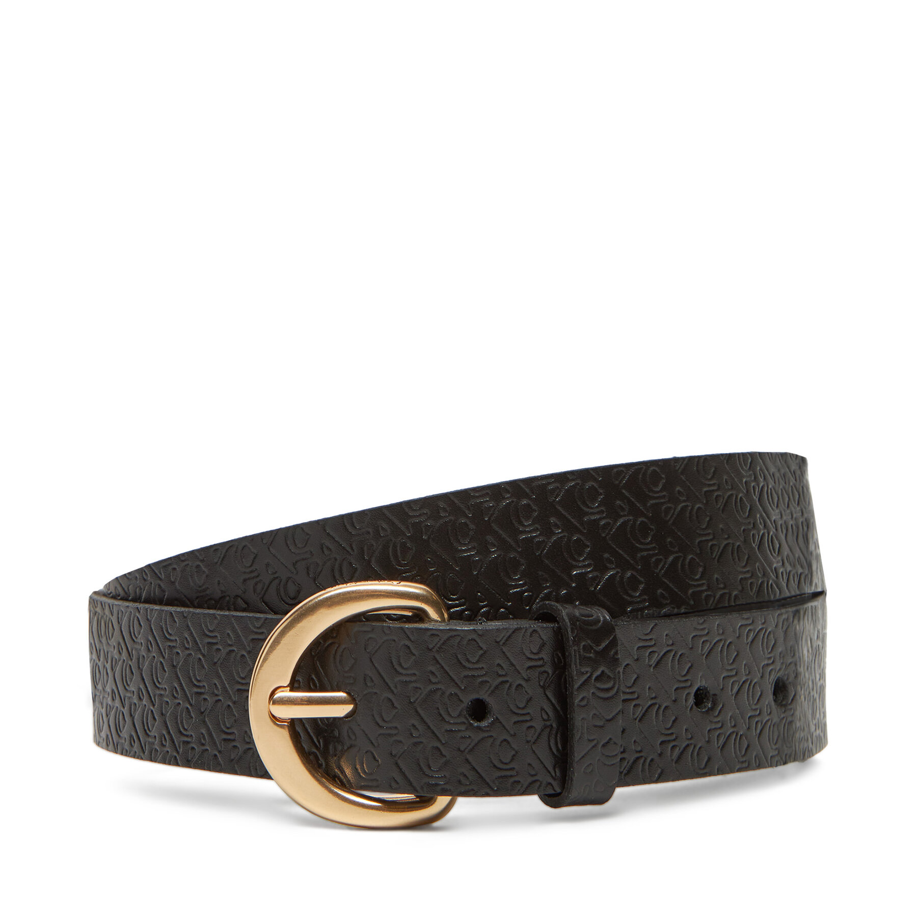 Curea de Damă Calvin Klein Classic Buckle Aop 30Mm LV04K7019G Negru
