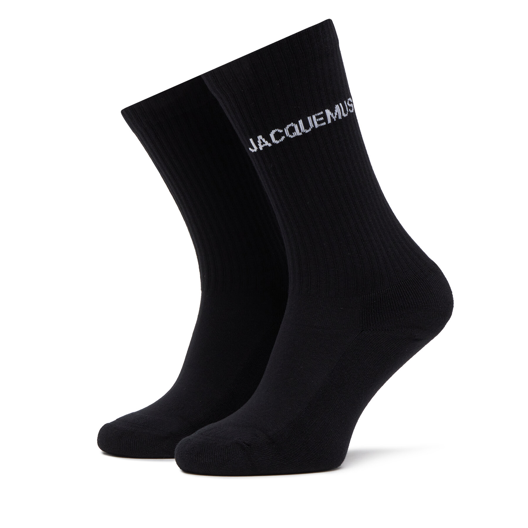 Vysoké dámske ponožky JACQUEMUS 21H213AC003-5000 Čierna