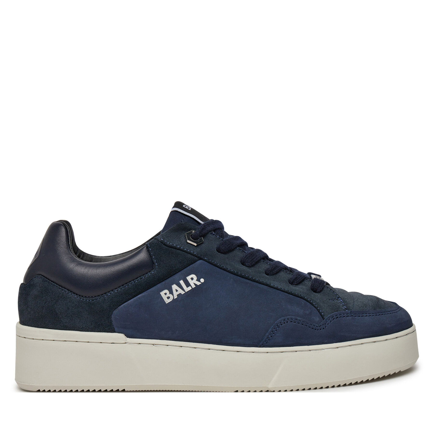 Męskie Sneakersy BALR., Rozmiar 44 Granatowy Bt Leather Sneaker B1511.1045.1191