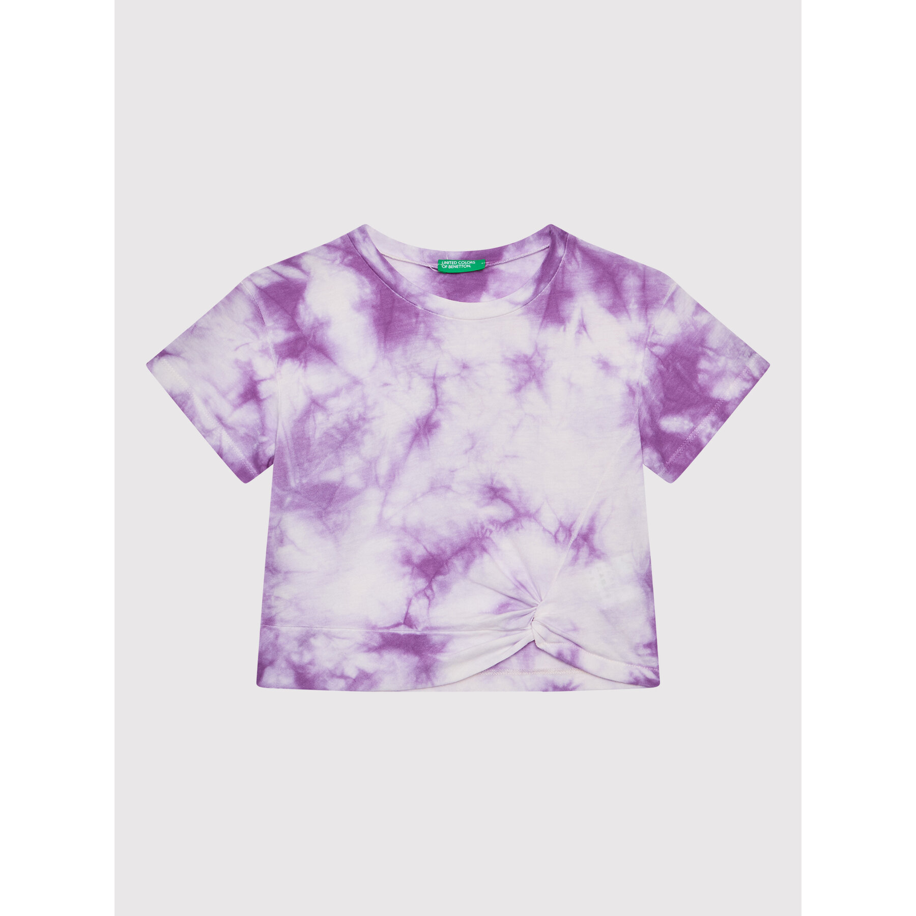 United Colors Of Benetton T-Shirt 3085C104S Μωβ Regular Fit