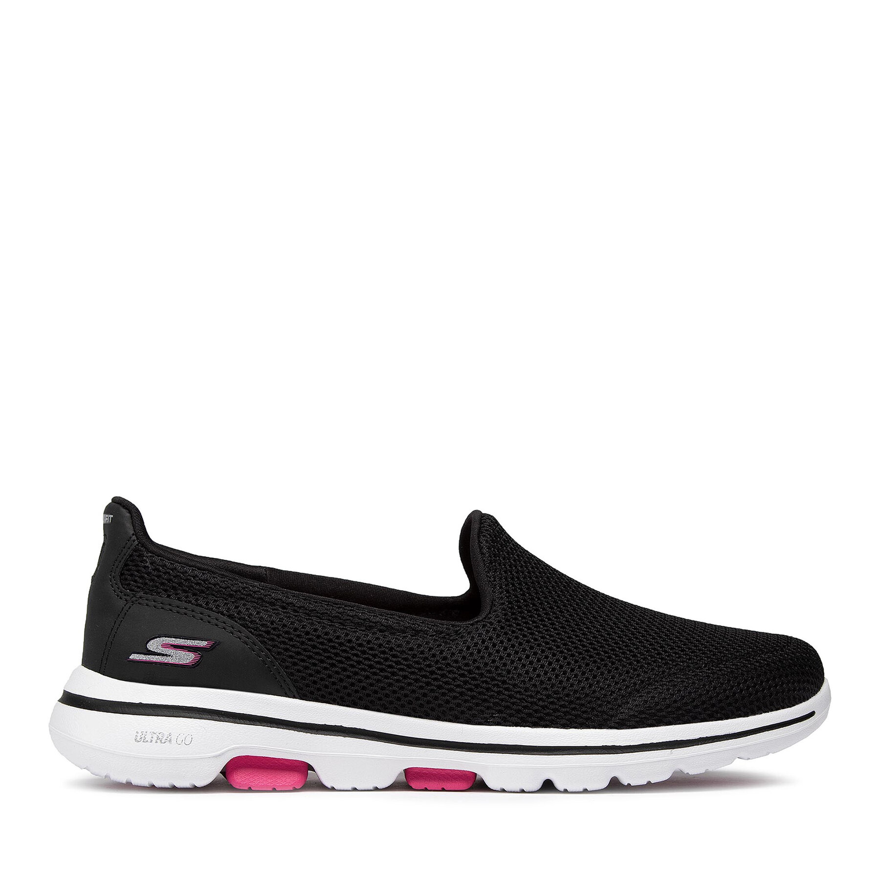 Zapatos hasta el tobillo Skechers Go Walk 5 15901/BKHP Negro