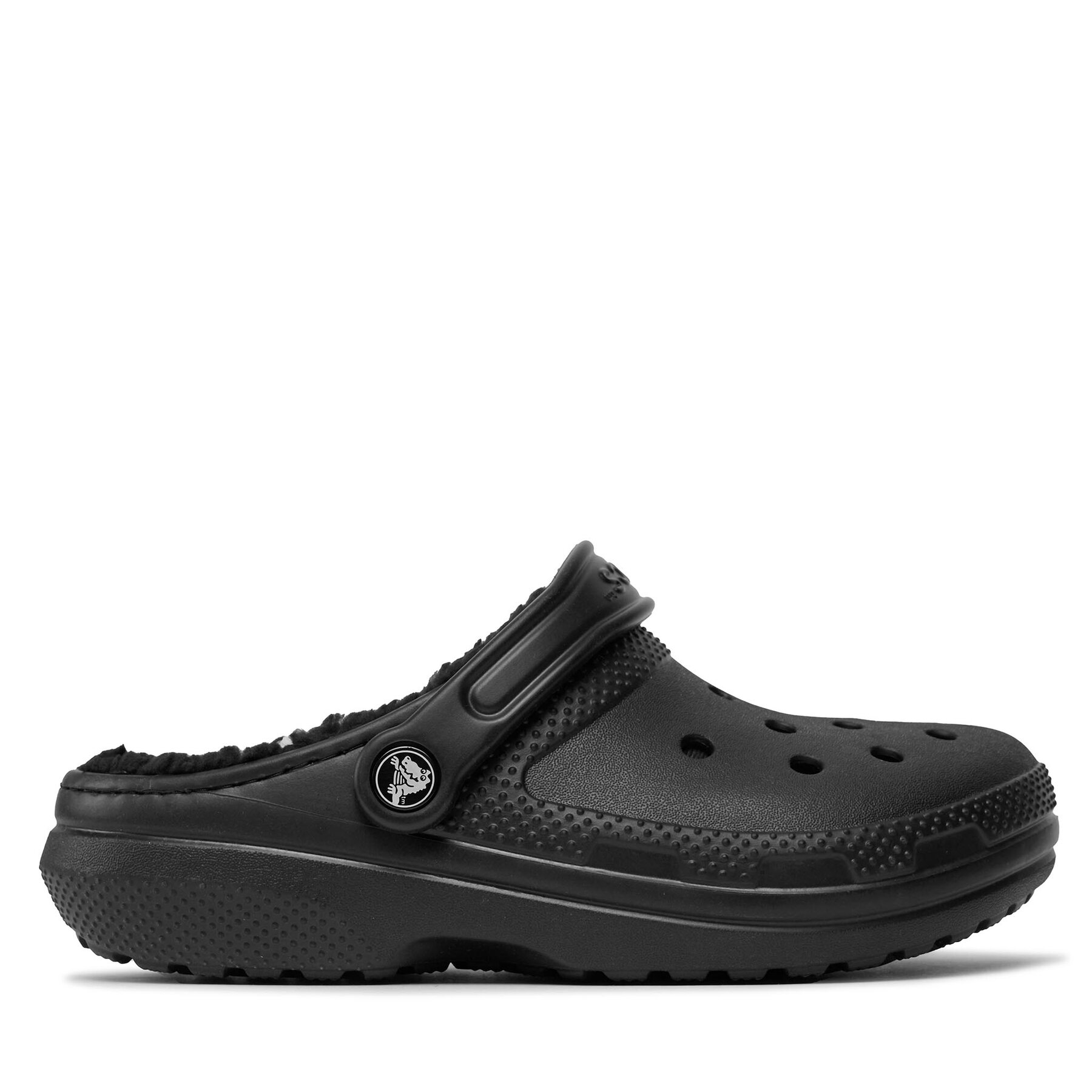 Mules / sandales de bain Crocs Classic Lined Clog 203591 Noir