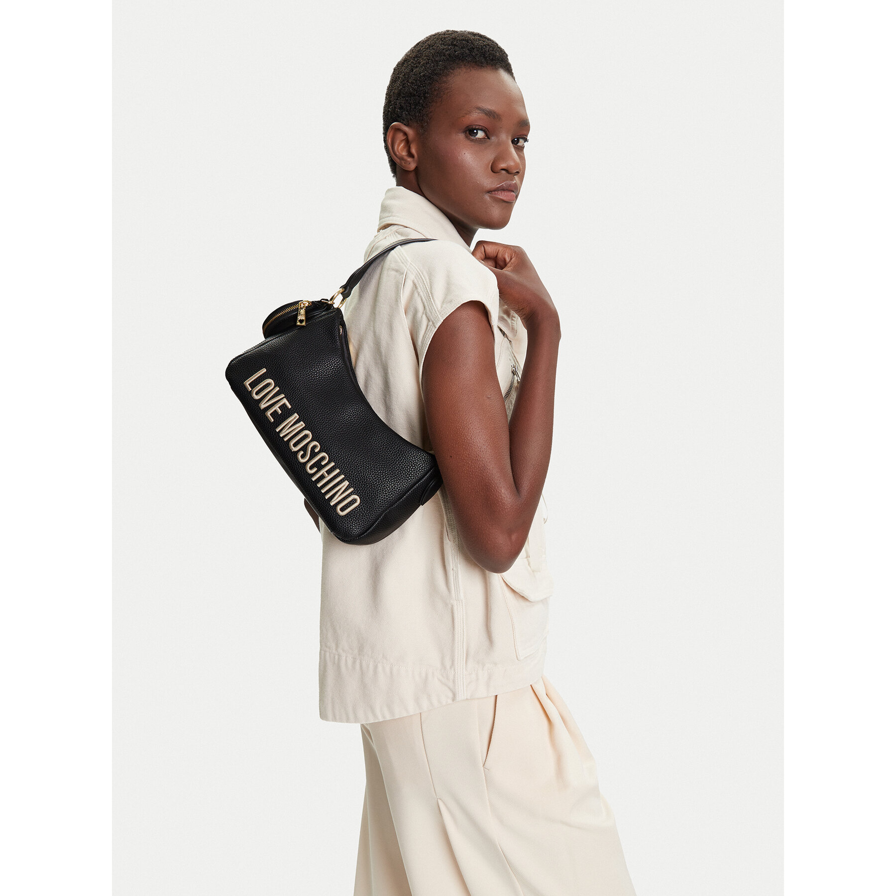 Geantă LOVE MOSCHINO JC4104PP1NLT1000 Negru