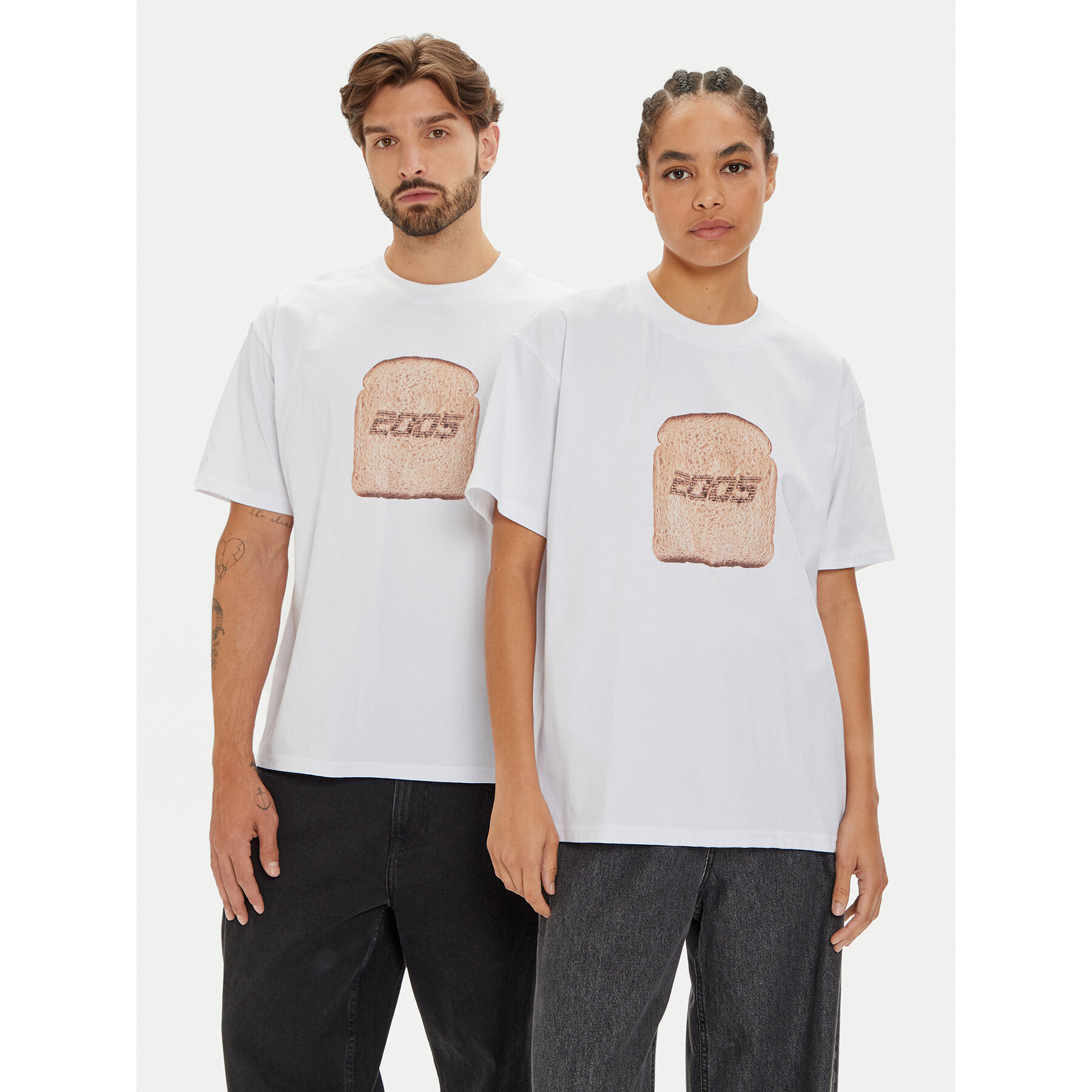 2005 T-shirt Unisex Kromka Bianco Regular Fit