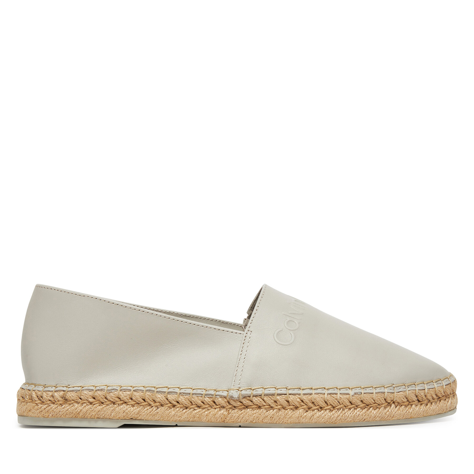 Espadrilky Calvin Klein Espadrille Lth HM0HM01882 Šedá