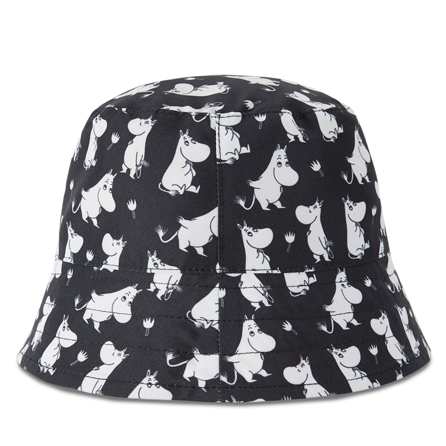 Dziecięcy Kapelusz Reima, Rozmiar 50 Czarny Bucket Moomin Svalka 5300268A