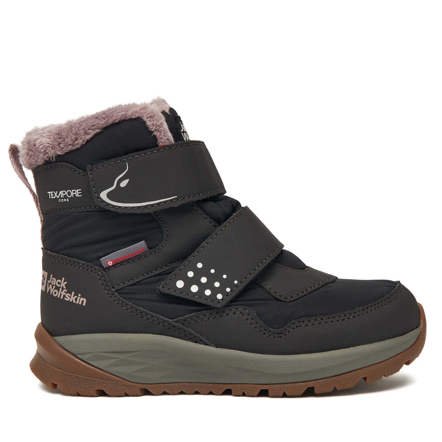 Škornji za sneg Jack Wolfskin Polar Bear-g Texapore High Vc K A62146 Črna
