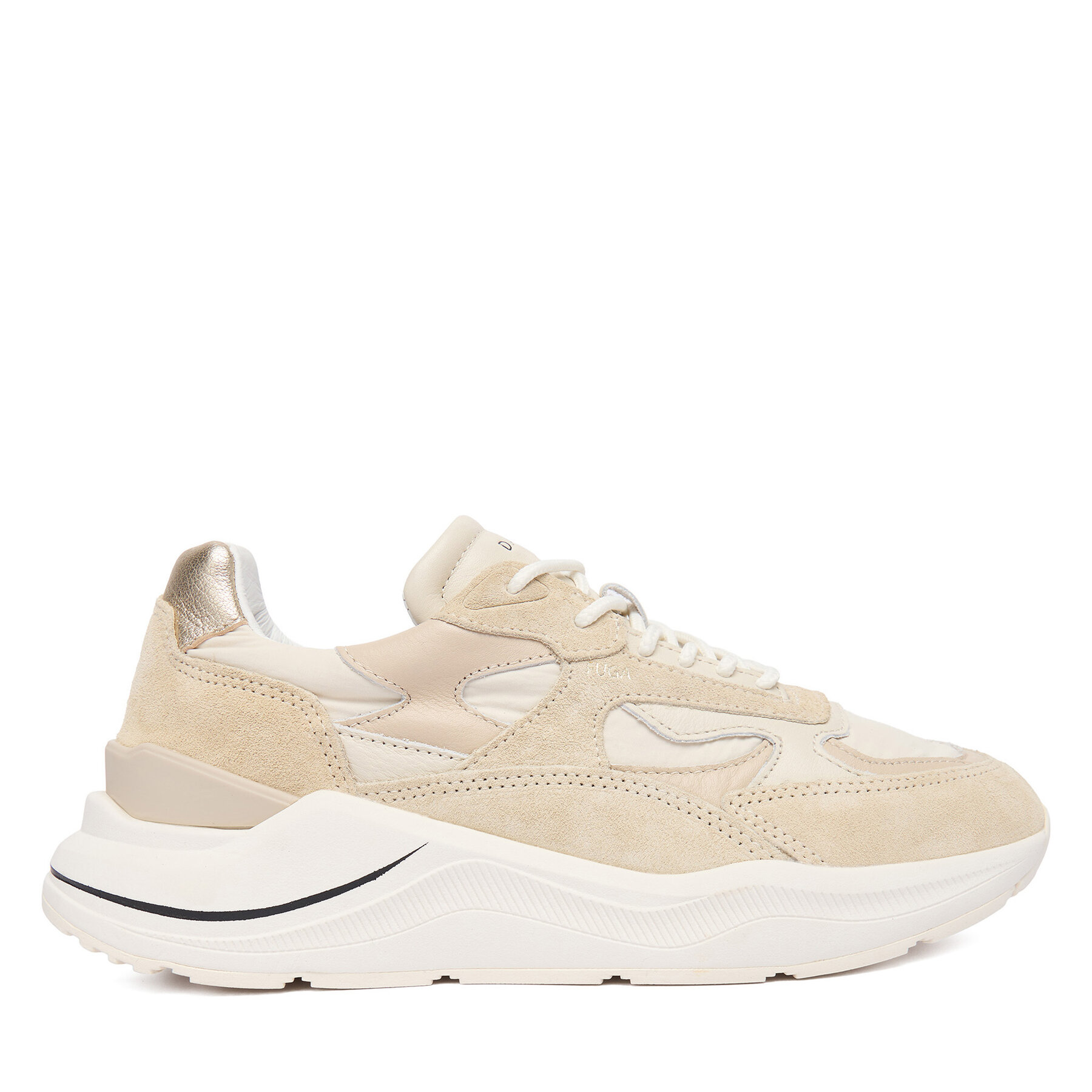 Sneakersy D.A.T.E. Fuga Shiny W431-FG-SH Béžová
