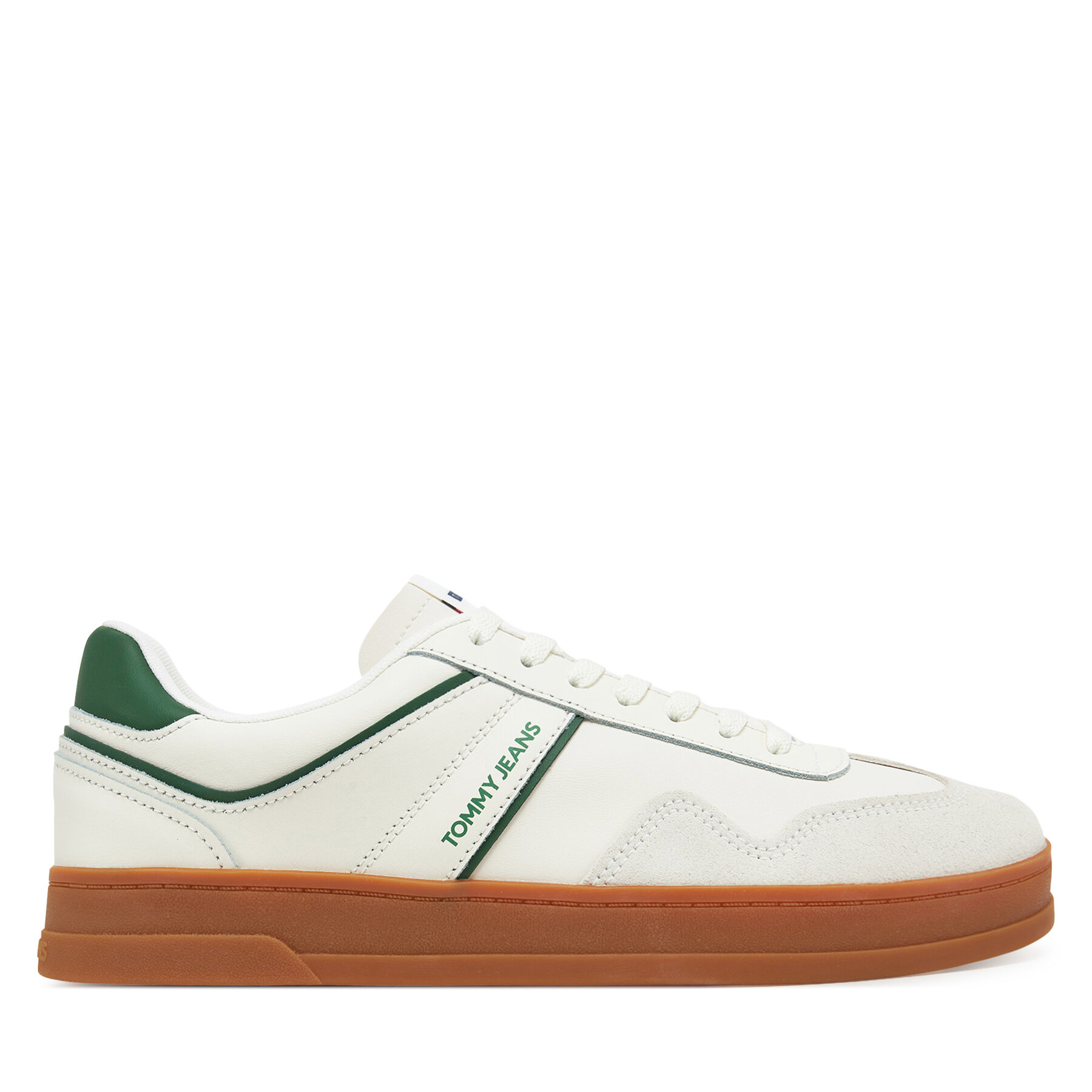 Sportcipők Tommy Jeans The Greenwich Leather EM0EM01571 Ekru