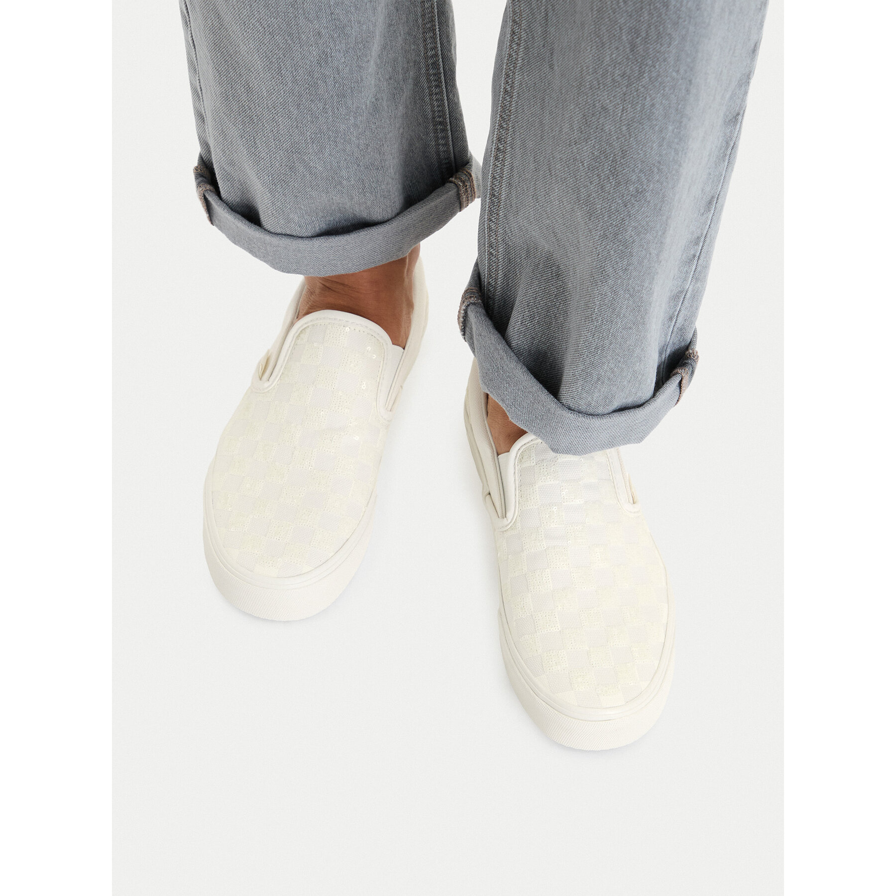 Teniși Vans Classic Slip-On VN000D6YC131 Crem
