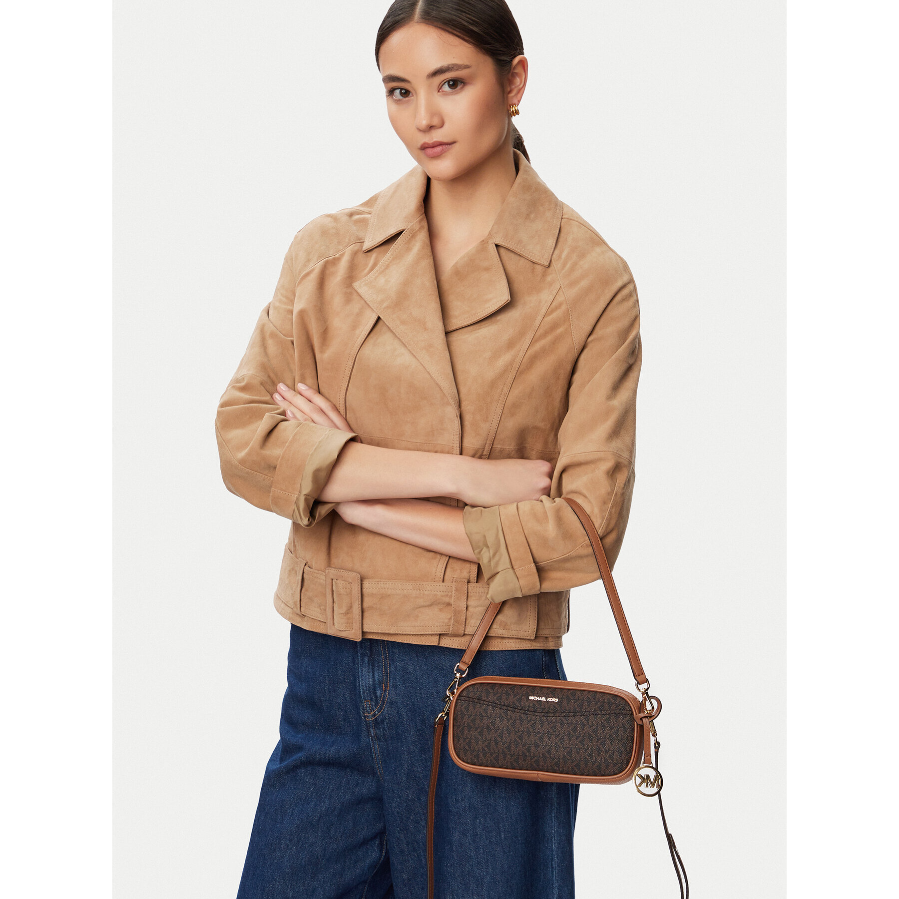 Geantă MICHAEL Michael Kors May 32T6GX5C1B Maro