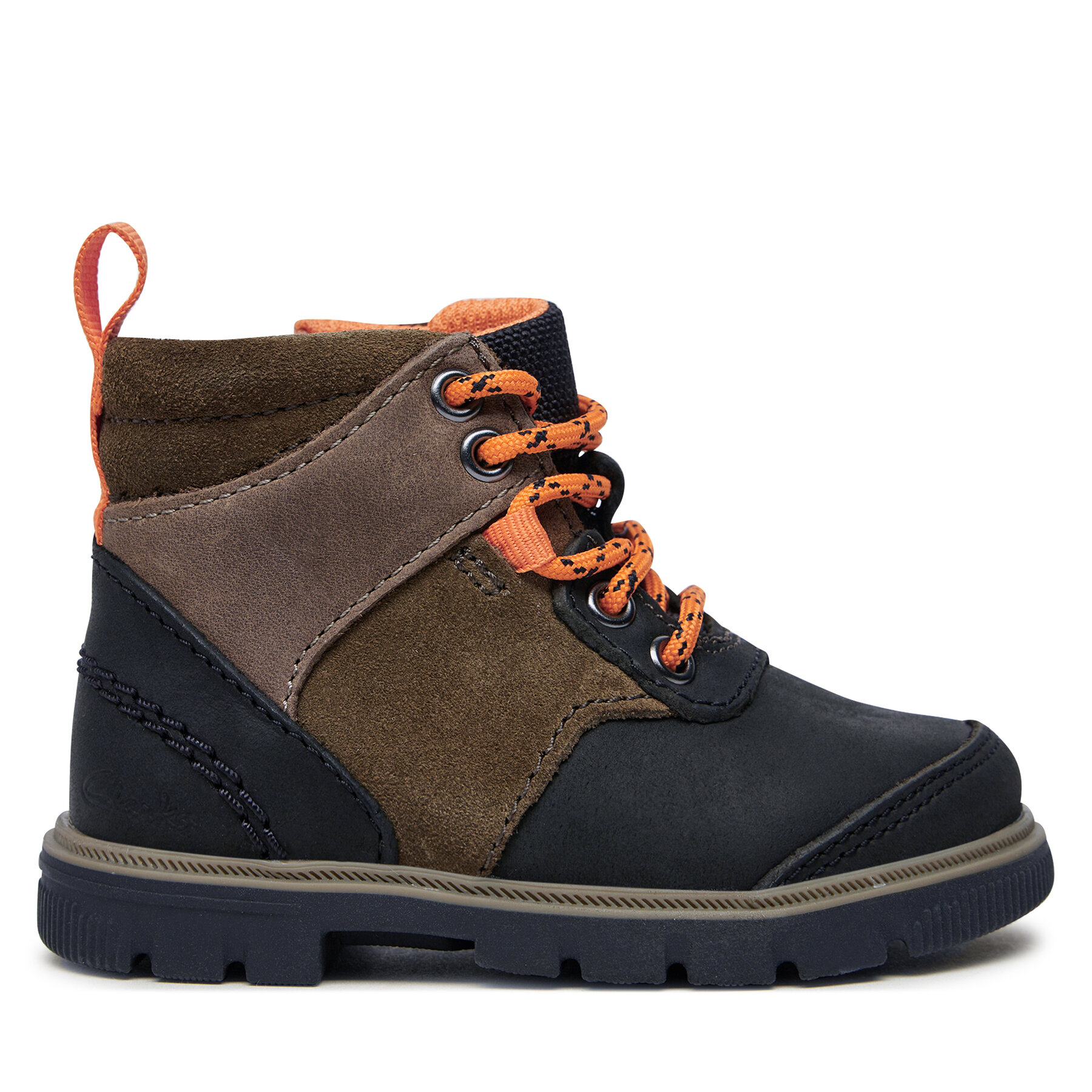 Chlapec Šnurovacia obuv Clarks, Rozmer: 21, Kaki, Lorcam Hike T 26178391