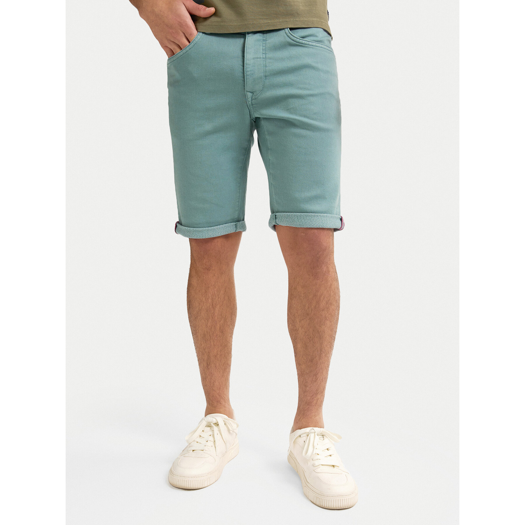 Petrol Industries Jeansshorts M-ROS-SHO005 Himmelblau Slim Fit
