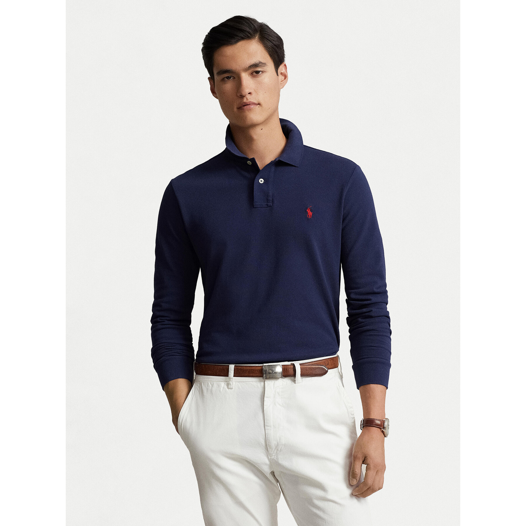 Polo Ralph Lauren Polo 710680790046 Tamnoplava Custom Slim Fit