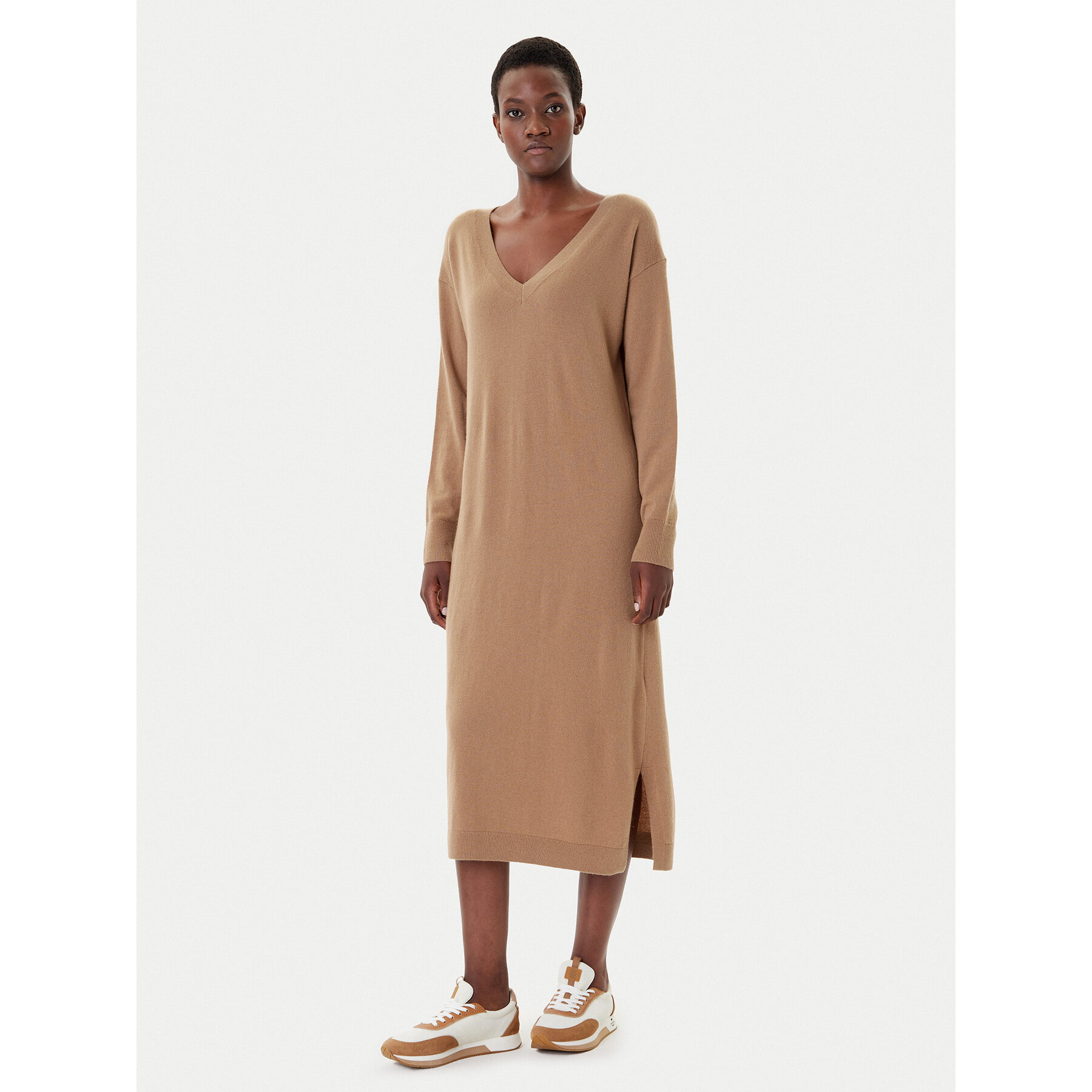 Weekend Max Mara Strickkleid Zenith 2525326012 Beige Regular Fit