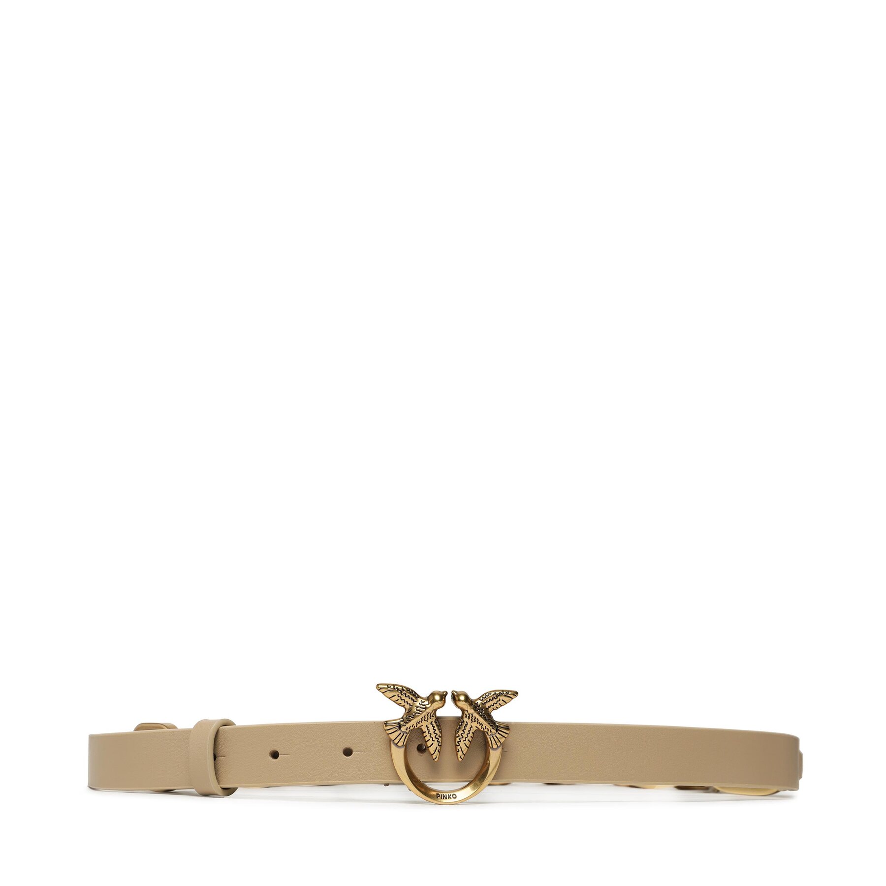 Curea de Damă Pinko Love Day Macro Chain H2 Belt PE 23 PLT01 100139 A0F1 Light Beig D28Q 100139
