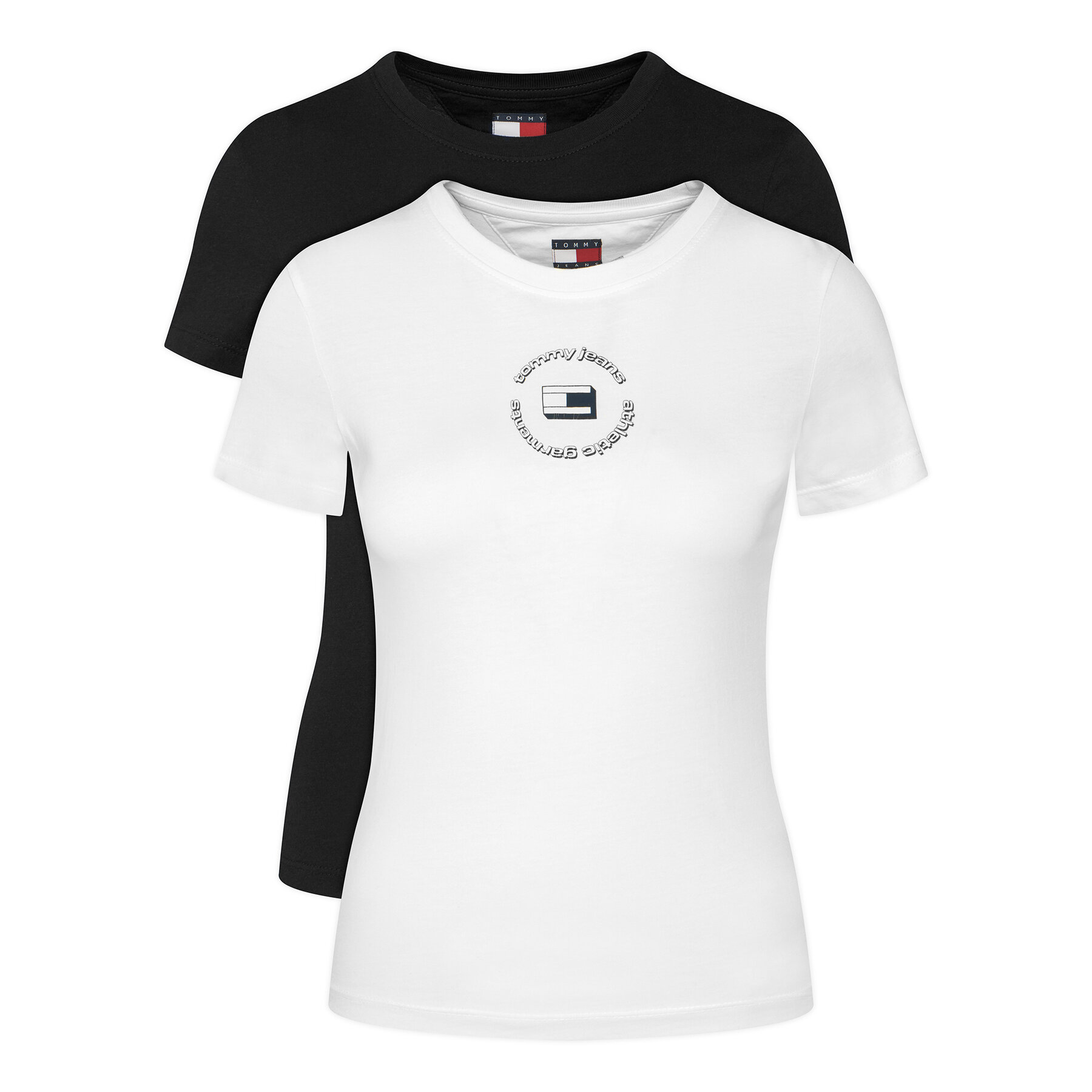 Tommy Jeans T-Shirt-Set DW0DW23004 Bunt Slim Fit