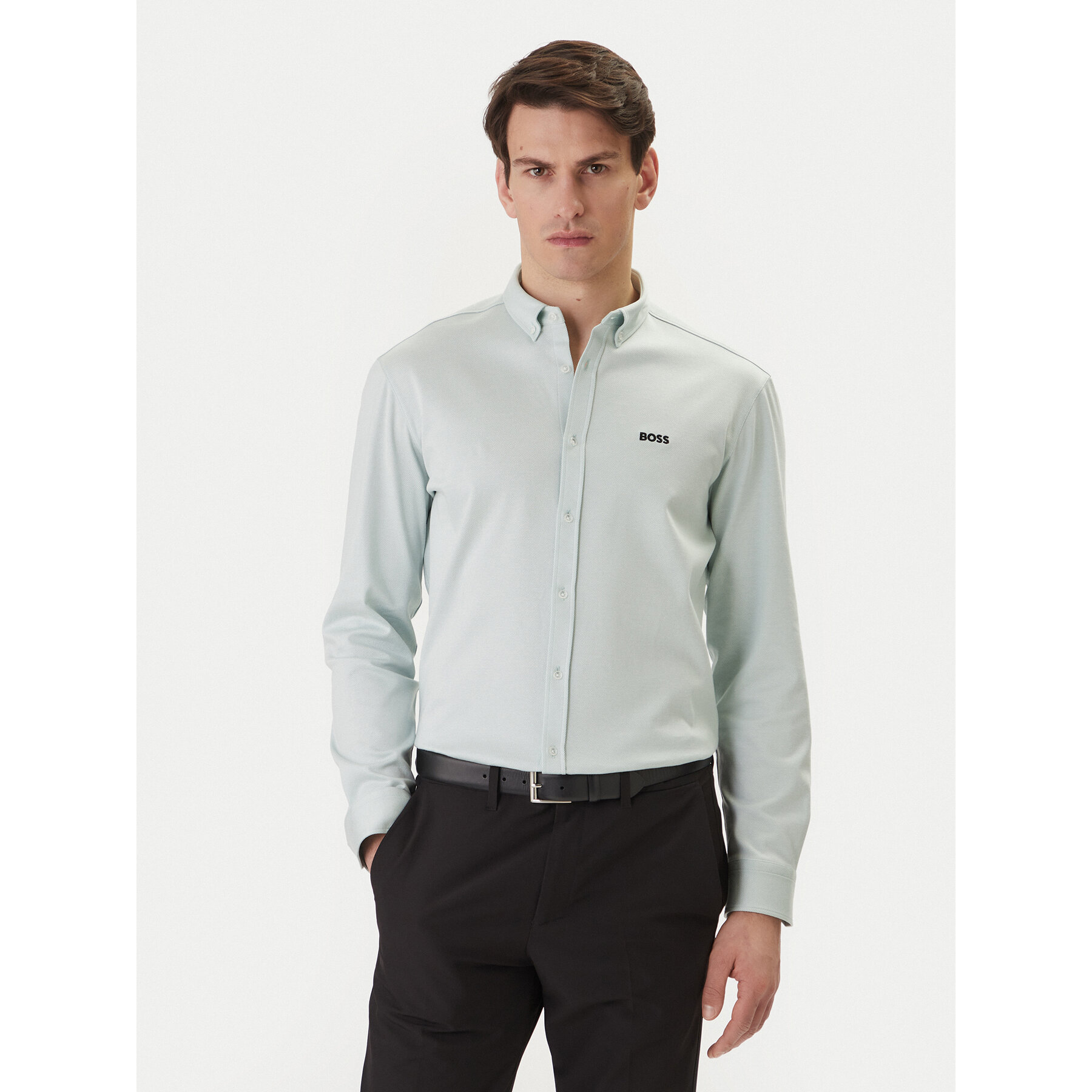 BOSS Hemd ST Motion 50555946 Türkisfarben Regular Fit