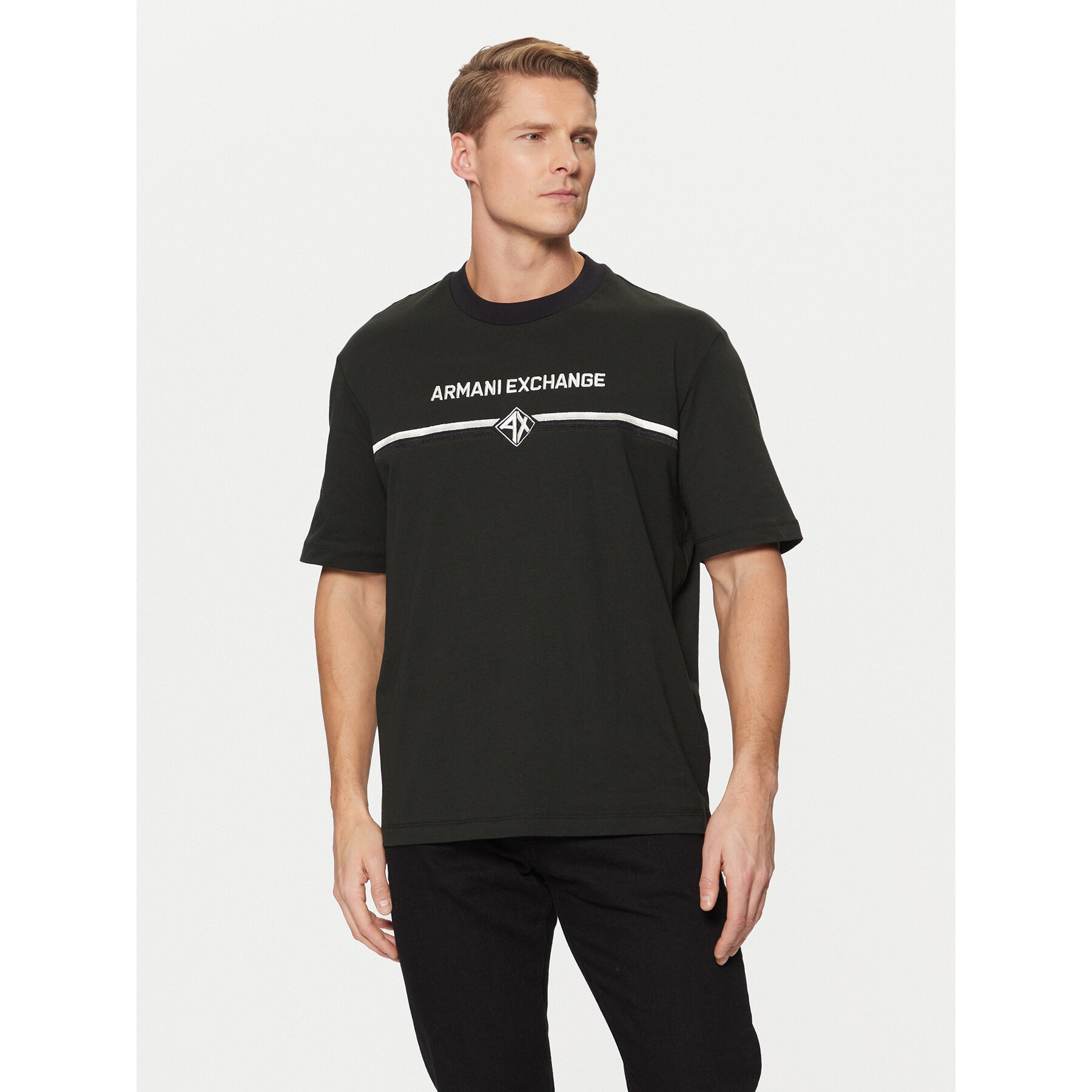 Armani Exchange T-Shirt XM000274 AF12308 UB001 Μαύρο Regular Fit