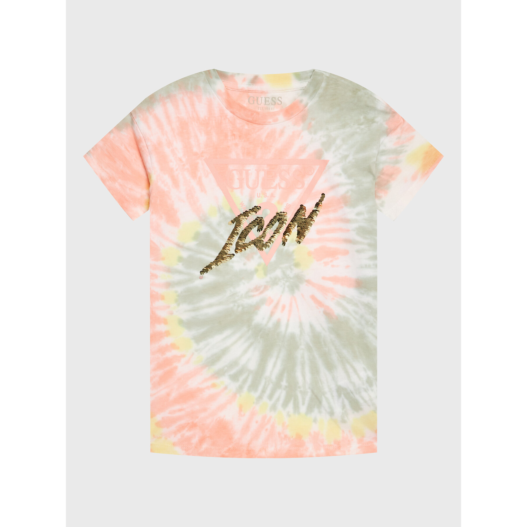 Guess T-Shirt J3GI14 K8HM3 Έγχρωμο Regular Fit