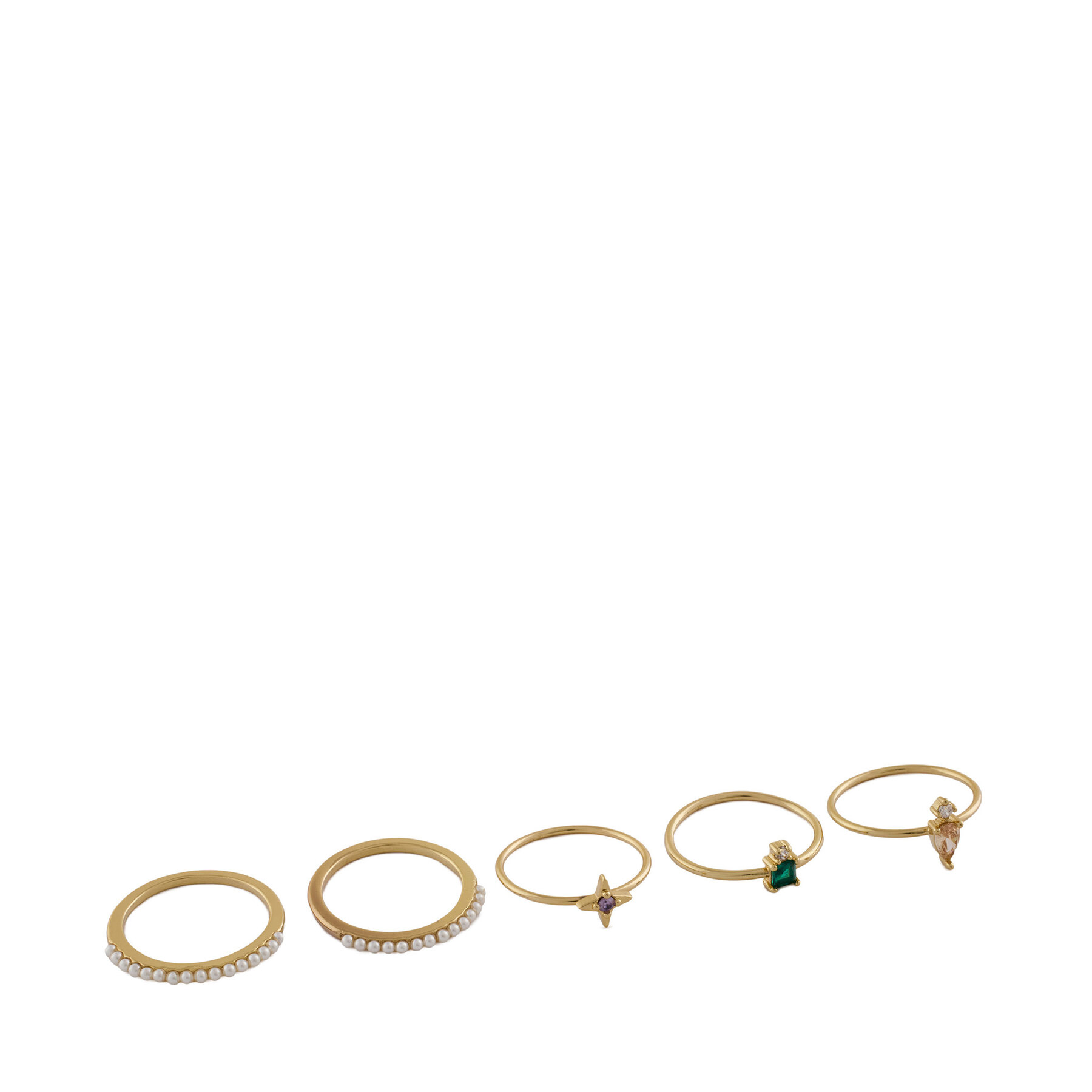 Set prsteňov Aldo Comfort 13994834 Zlatá