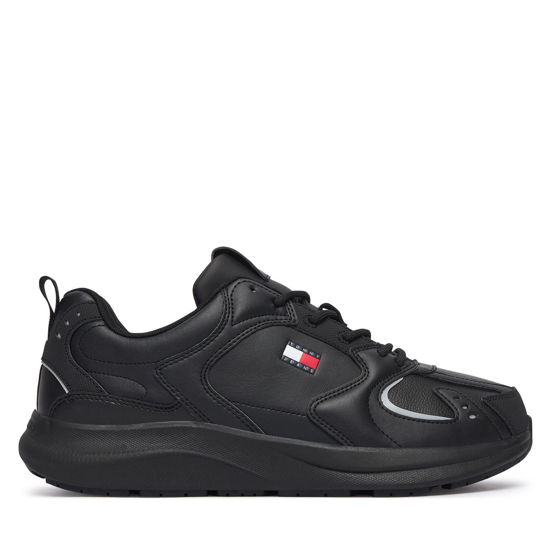 Сникърси Tommy Jeans Tommy Jeans Lth Runner EM0EM01776 Черен