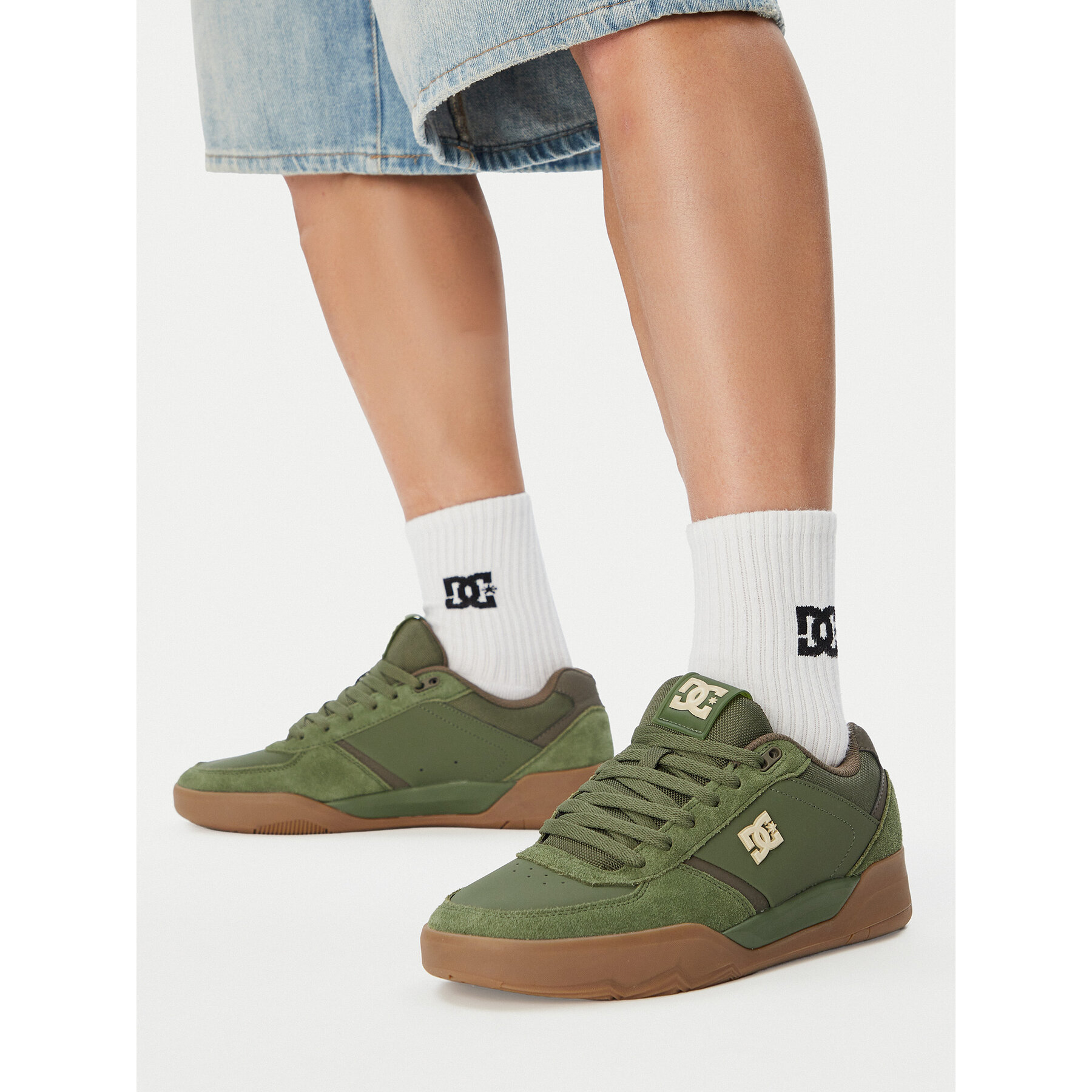 Tenisice DC Shoes EO-FRACTAL DC02599301 Tamno zelena