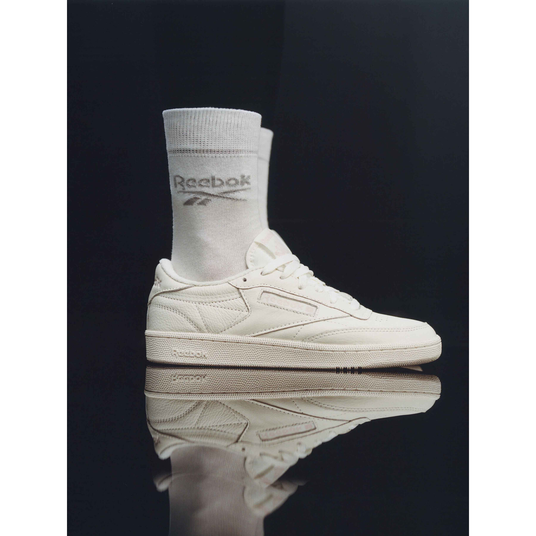 Sneakersy Reebok EO-CLUB C 85 VINTAGE 100260673 Biela