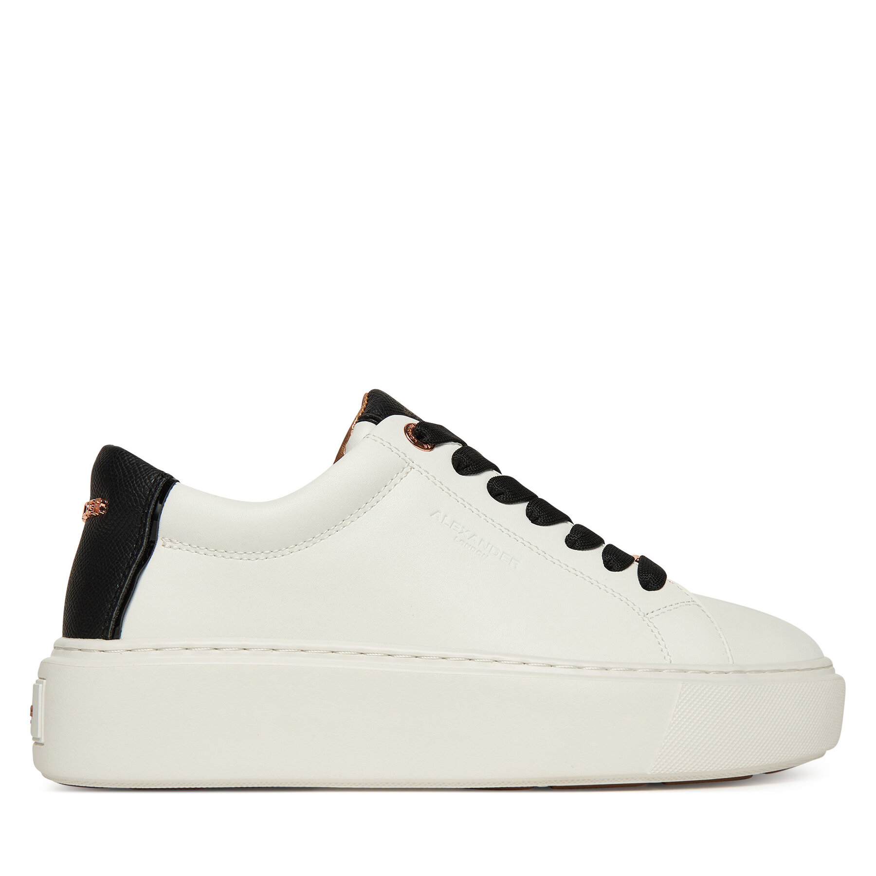 Sneakersy Alexander Smith London ALBCLHW-8009-WBK Biela