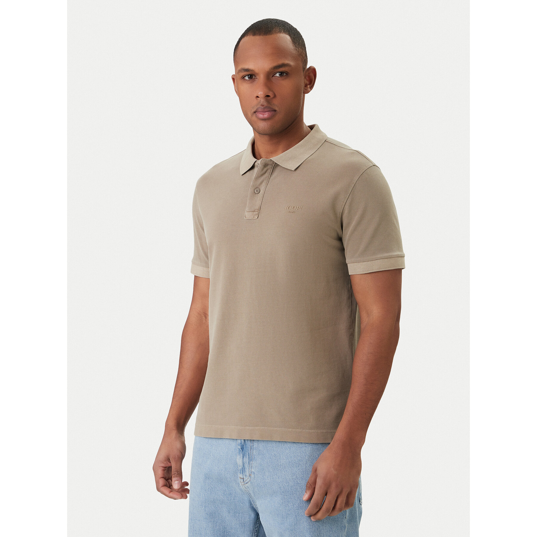 JOOP! Jeans Polo majica Ambrosian 30045619 Bež Modern Fit