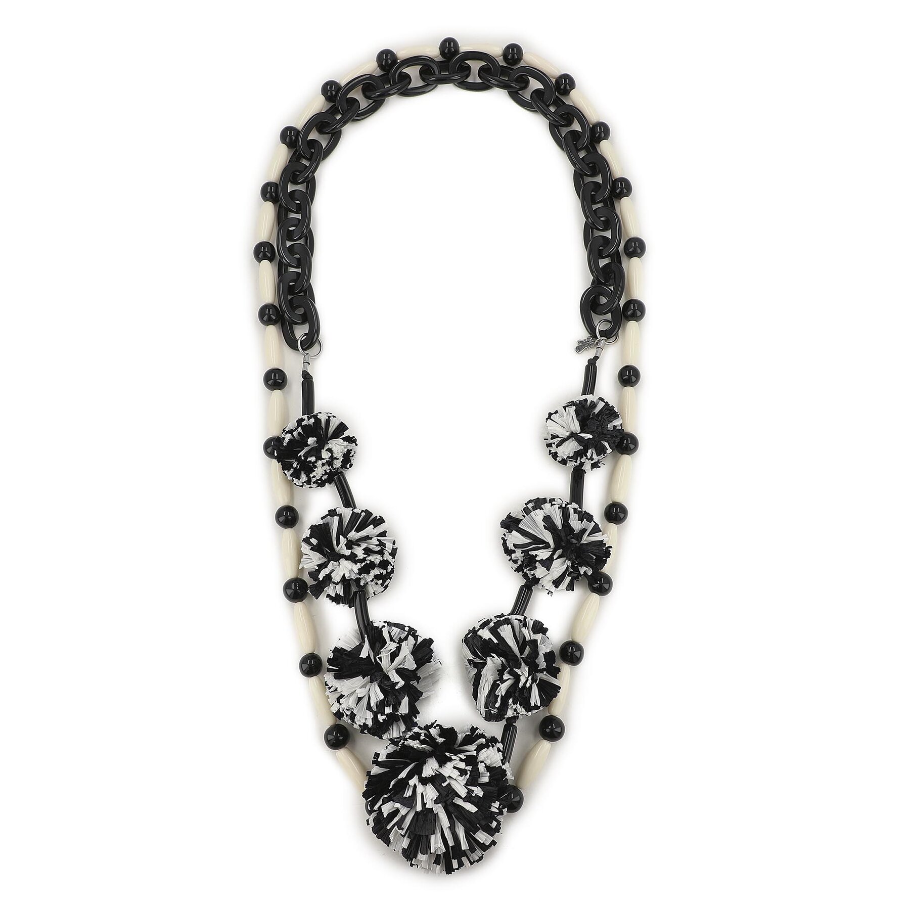 Set 2 coliere Weekend Max Mara Cammeo 2357510334600 Black/White 2357510334600 imagine super redus 2022