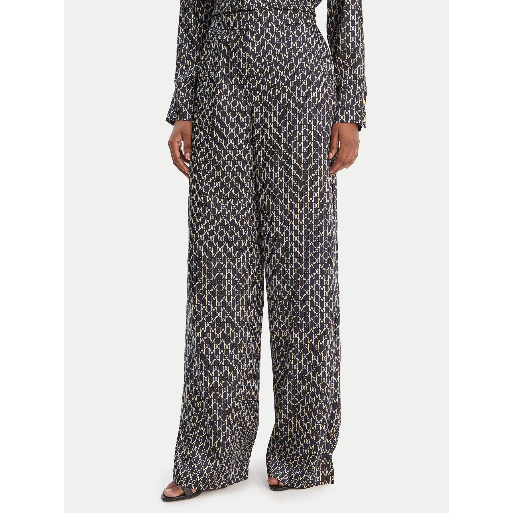 Marciano Guess Stoffhose 6RGB08 7435A Schwarz Regular Fit