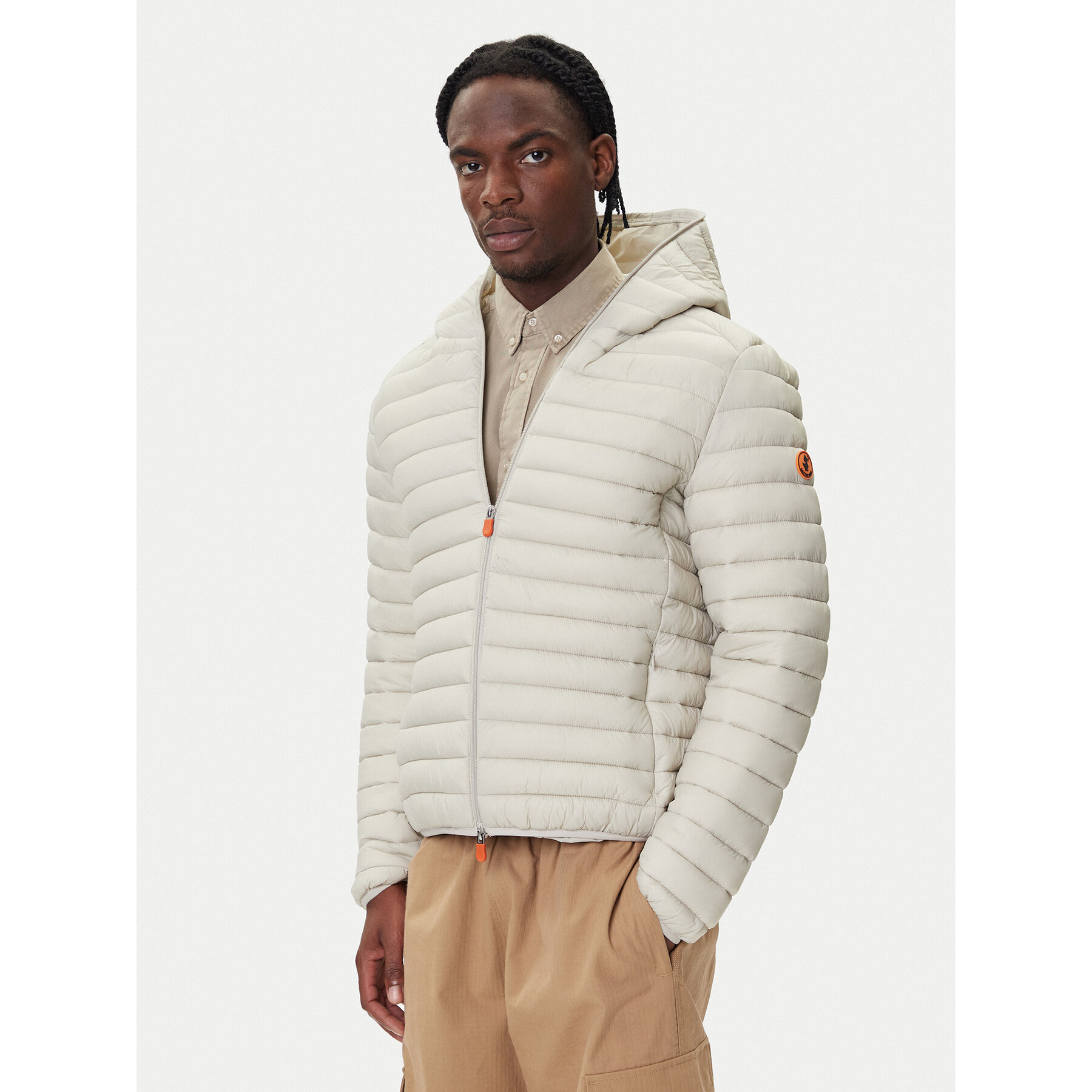 Save The Duck Winterjacke D30650M GIGA01 Beige Regular Fit