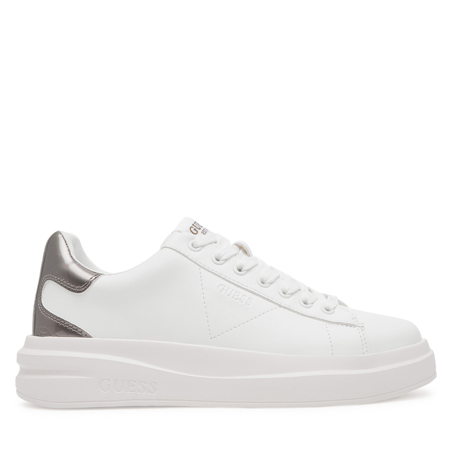 Snīkeri Guess FLJBIN LEA12 Balts