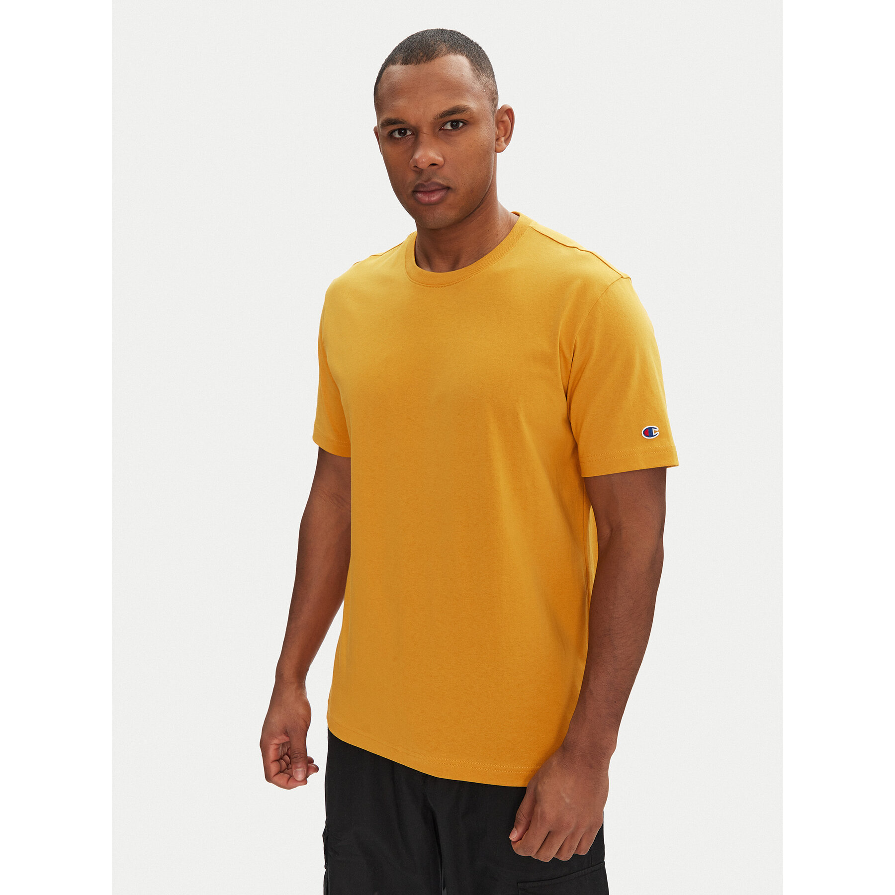 Champion Champion T-Shirt 220761 Κίτρινο Loose Fit