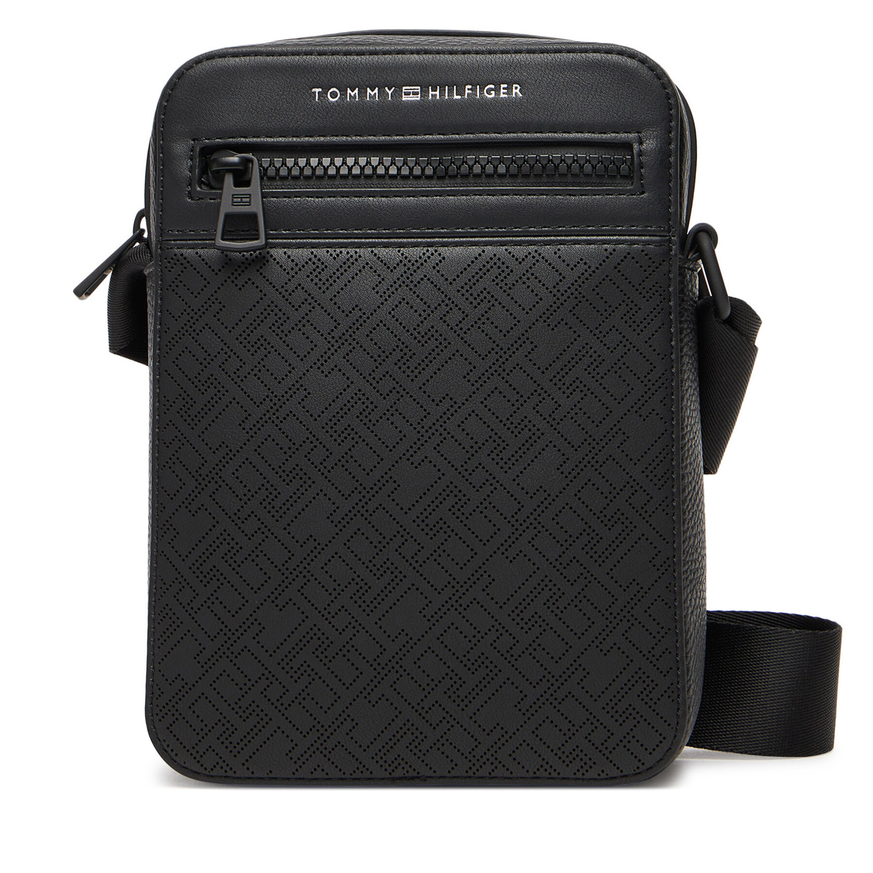 Ľadvinka Tommy Hilfiger Th Monogram Mini Reporter AM0AM13836 Čierna